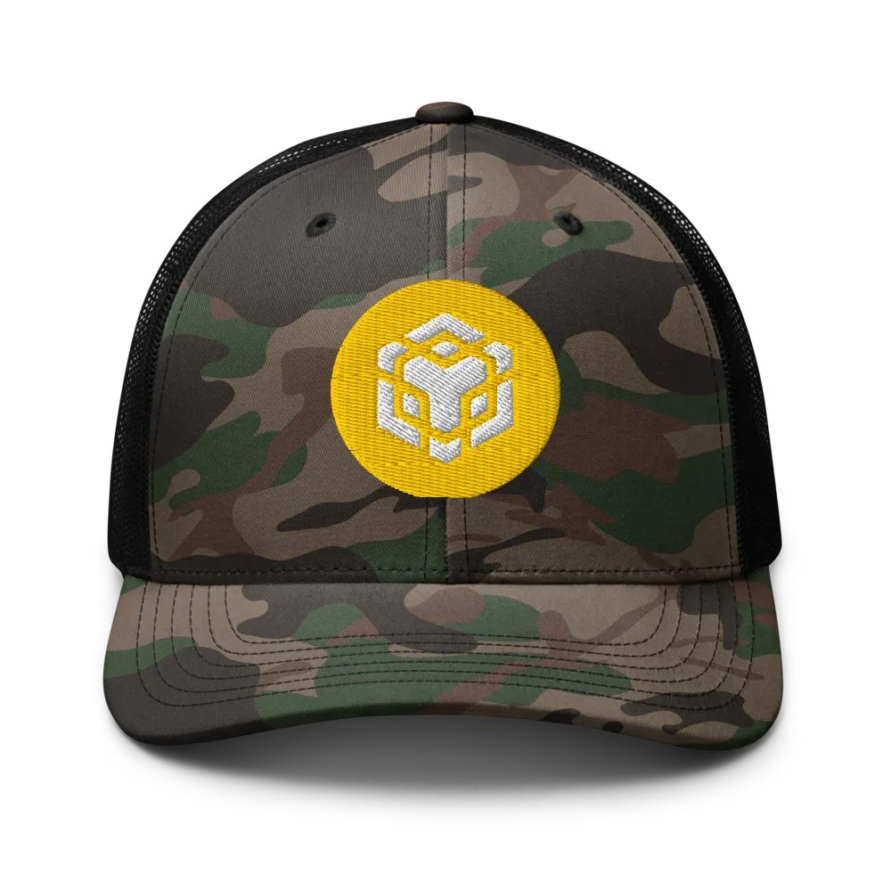 BNB Logo Embroidered Camo Hat product image (1)