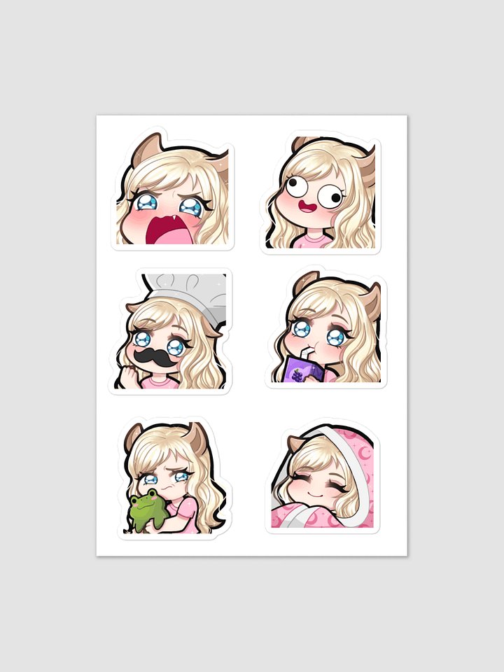 BlondeChipmunk's Sticker Sheet product image (1)