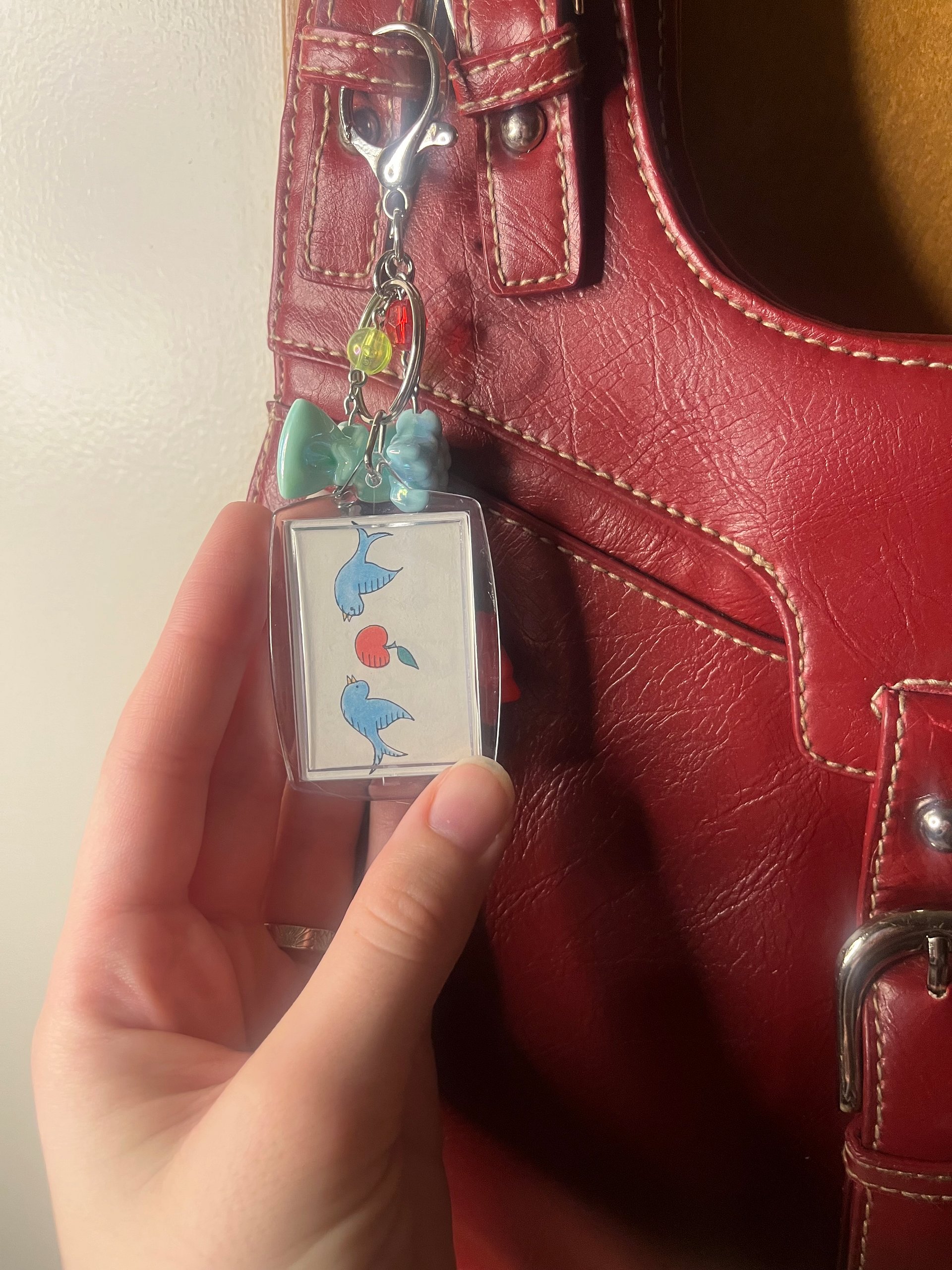 Love Birds Deluxe Bag Charm product image (5)
