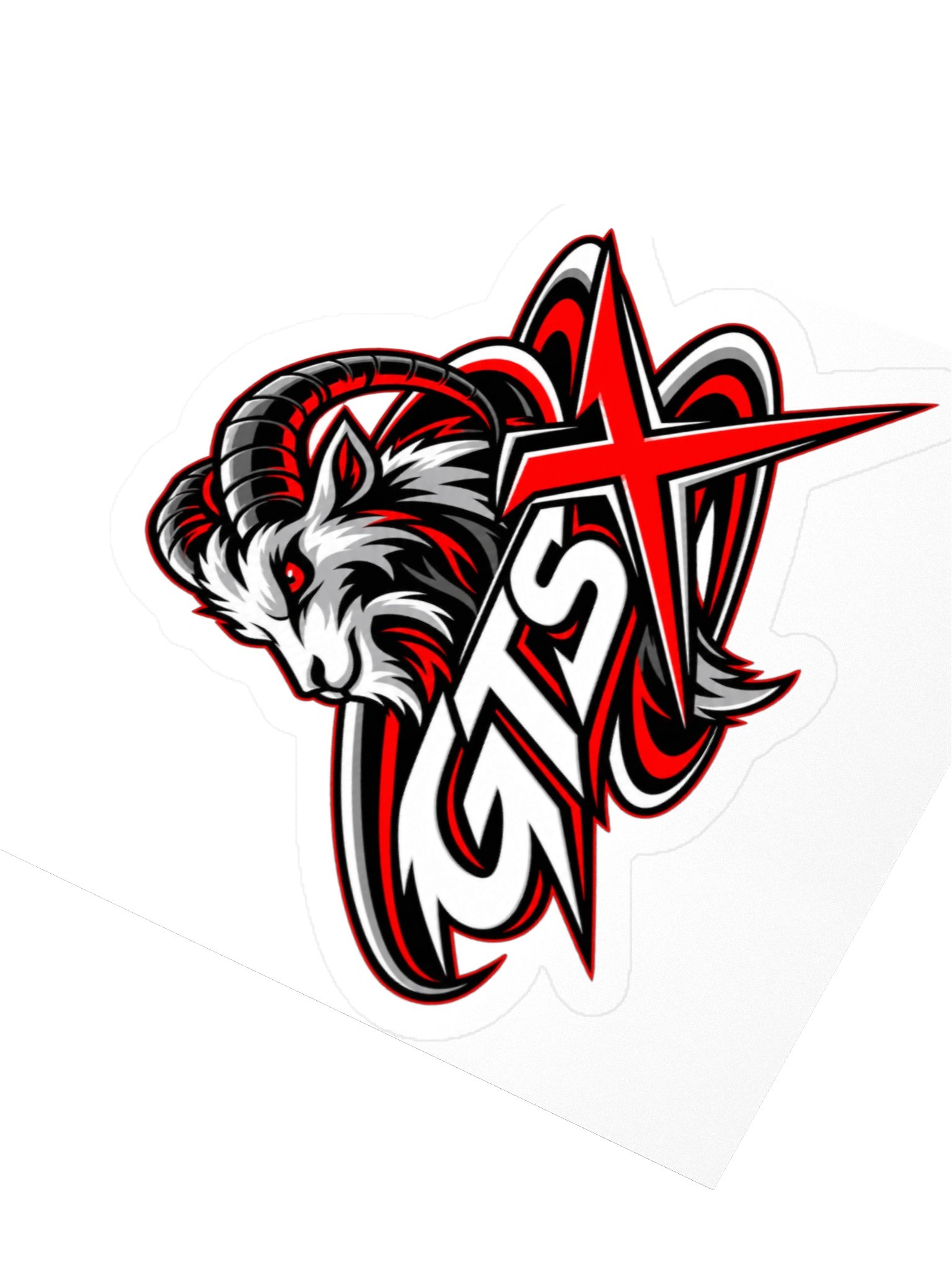 GTSX Goat Head Logo Kiss Cut Sticker product image (8)