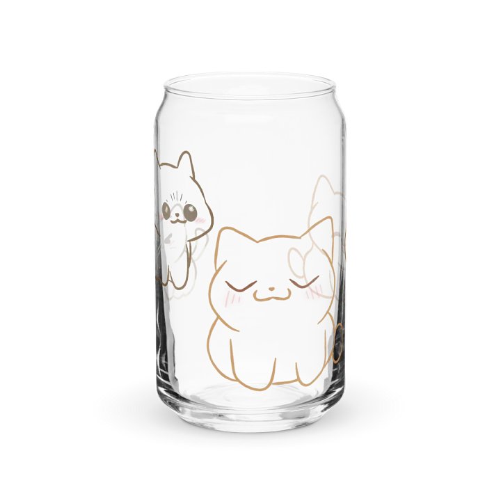 Cat Stack Can-Shaped Glass product image (1)