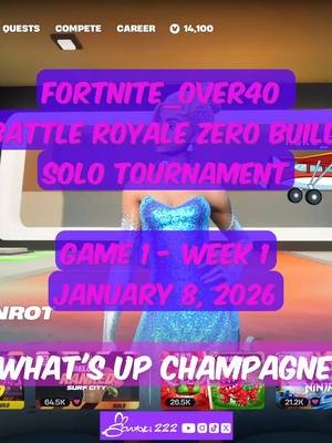 TEASER Highlights from Fortnite_over40 League Battle Royale Zero Build Solo Tournament Week 1/Game 1 Thurs, Jan 8, 2026 Want to know who won Game 1?? Watch the full highlights video of Week 1 Game 1 of the F40 League Battle Royale Zero Build Solo Tourney on YouTube or Twitch @santoki222 Fortnite C7S1 Support-A-Creator Code: Santoki #epicpartner #fortnite #genX #genxgamer #gamermom #fortnitemontage #fortniteclips #twitchclips #smallstreamer #twitch #santoki222 #fortnitegameplay #battleroyalegameplay #battleroyalezerobuild #zerobuild #fortnite_over40 #f40 #fortniteover40