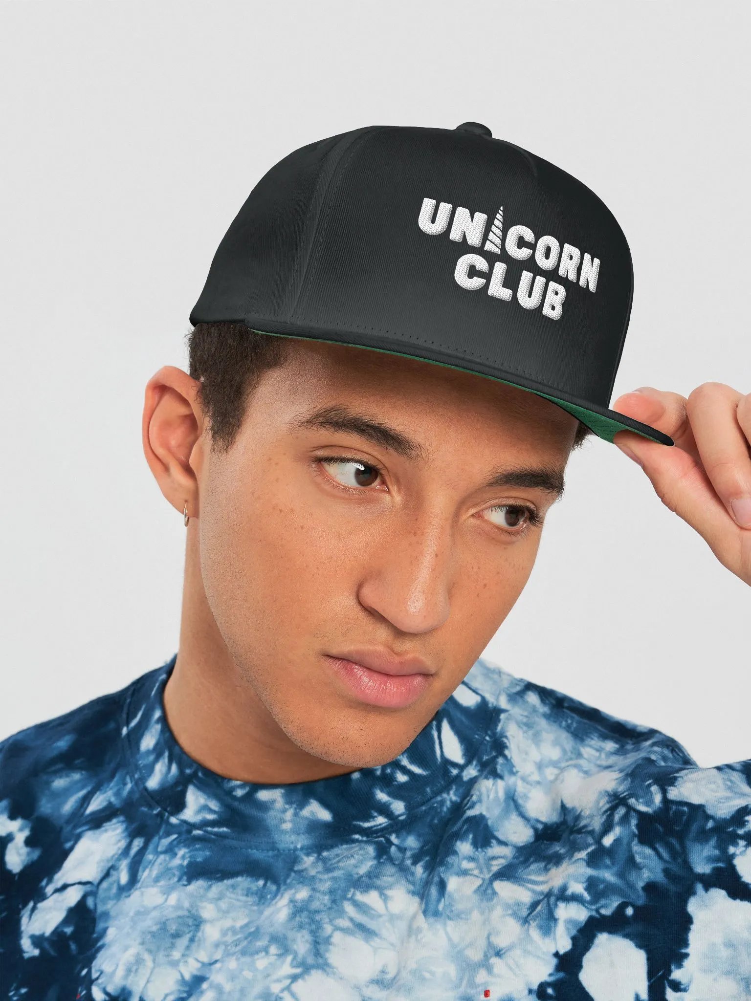 "The Unicorn Club" Snapback - White Horn product image (3)