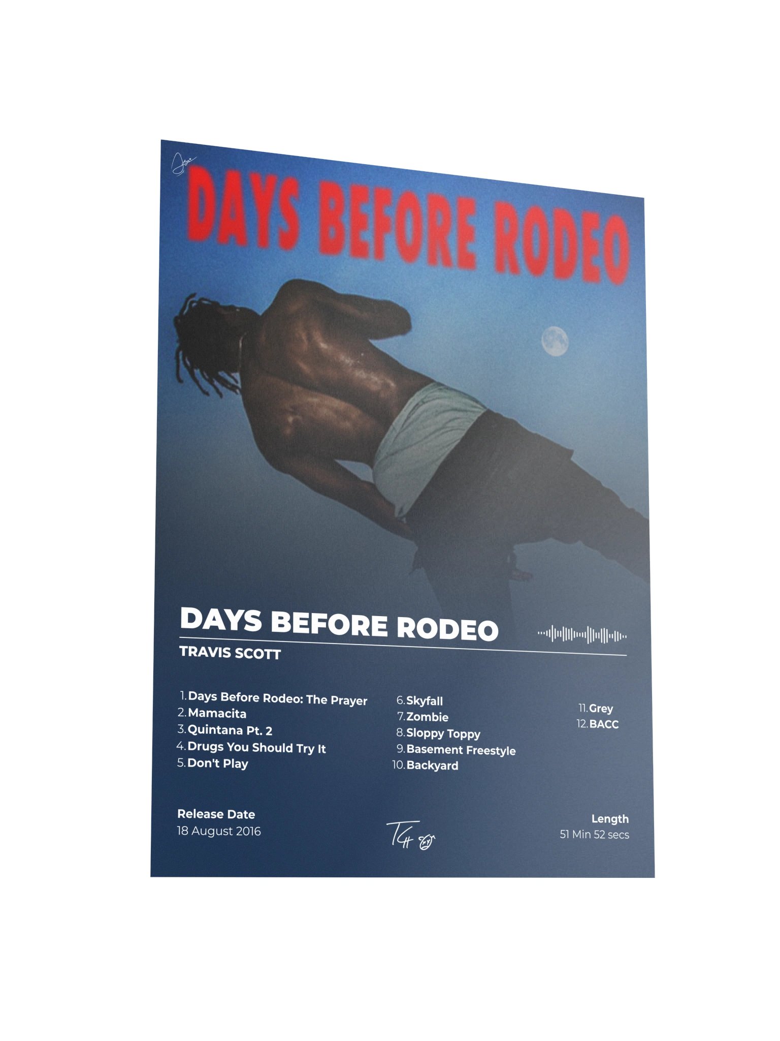 Days Before Rodeo Album Poster product image (5)