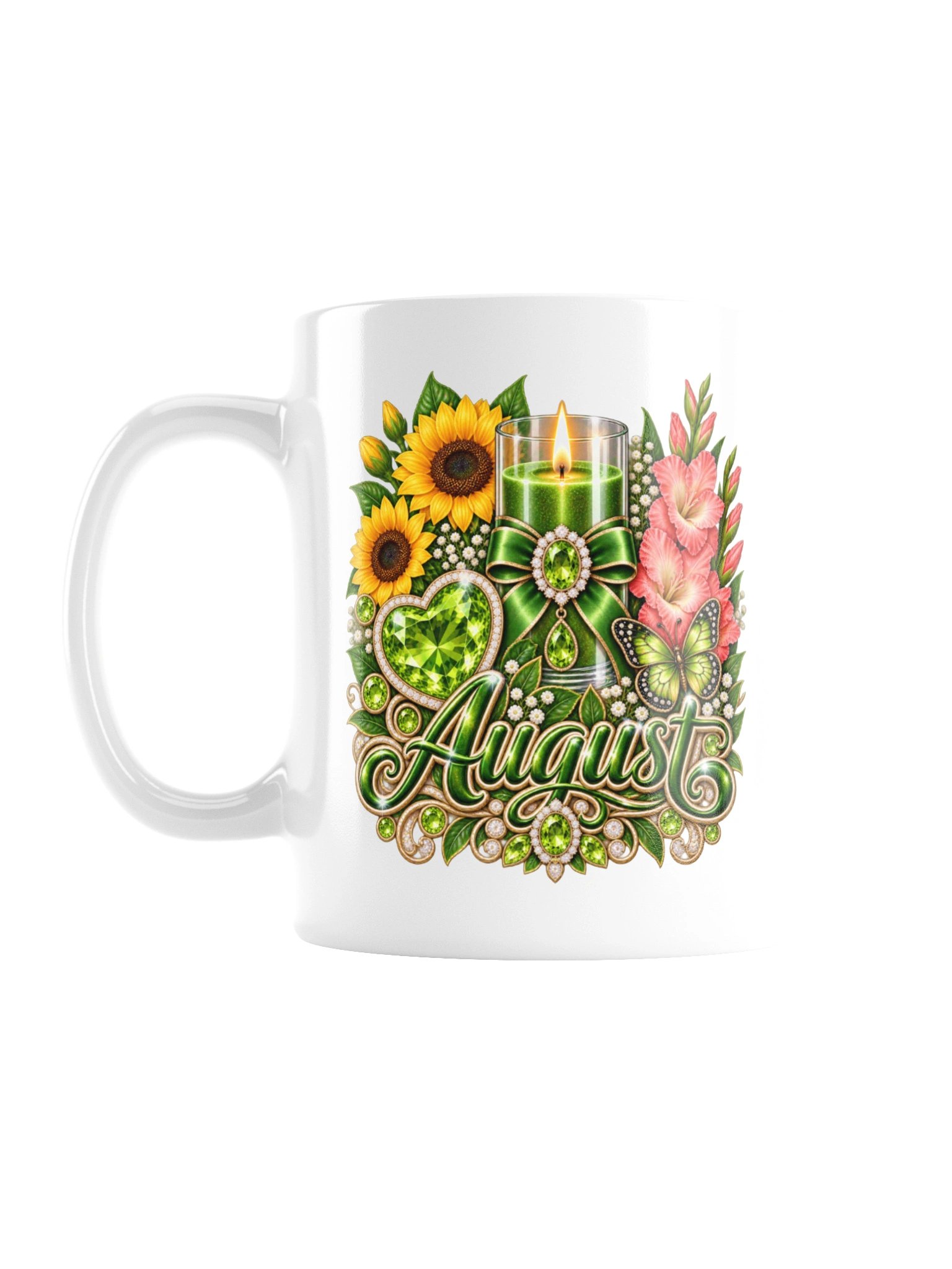 August - White Mug product image (1)