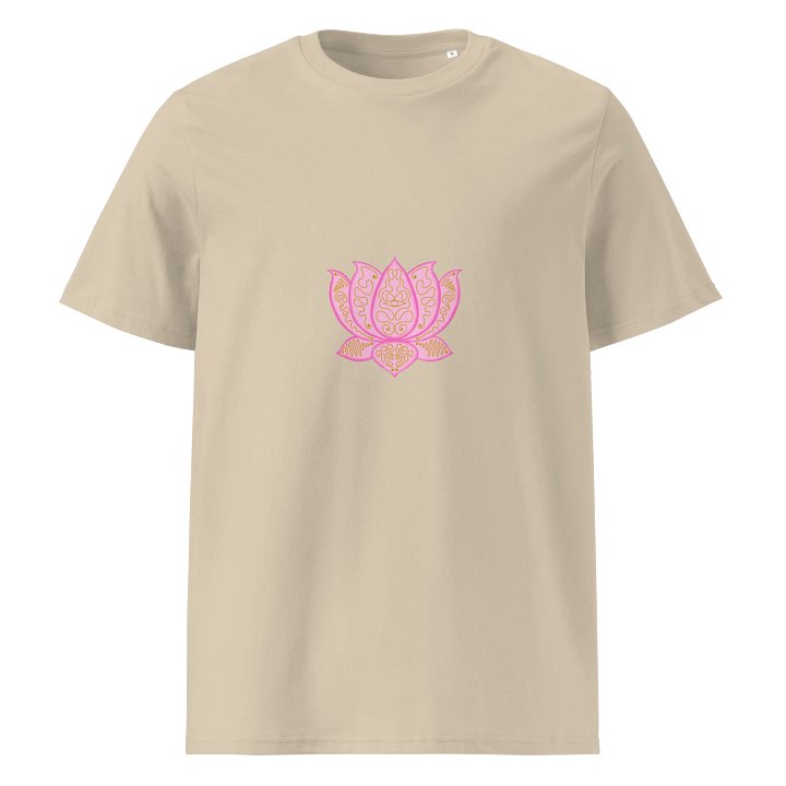 Golden Lotus Unisex Organic T-Shirt product image (1)