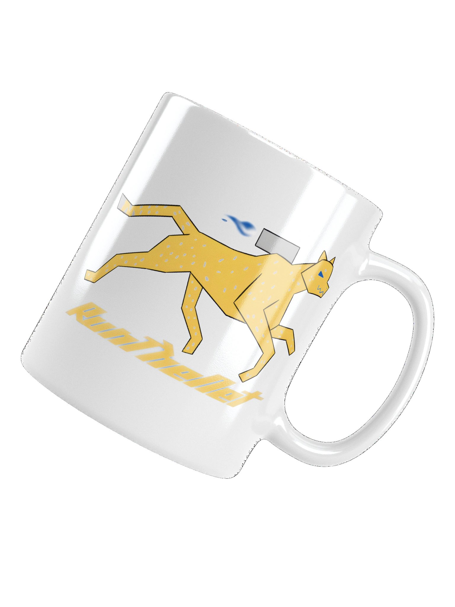 Run The Net Flash Mug (White) product image (15)