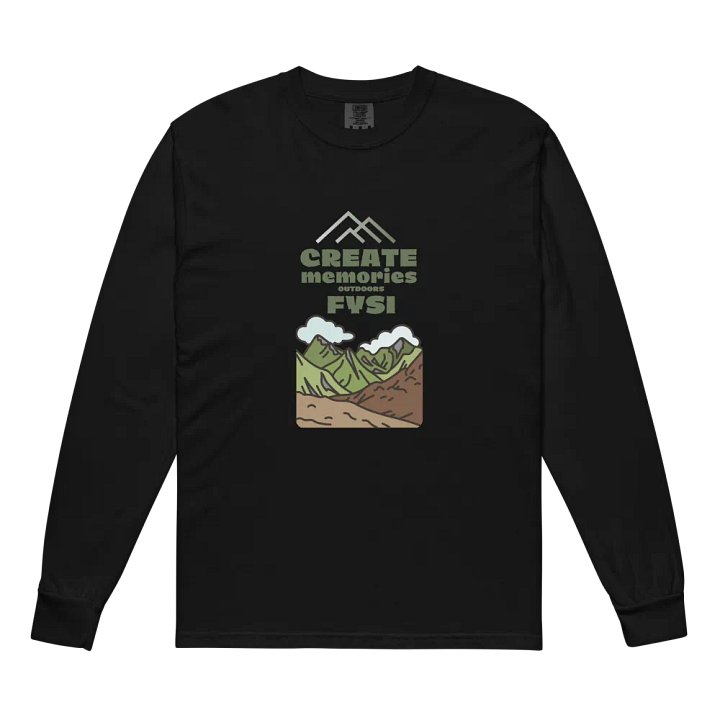Memories Outdoors Organic Long Sleeve t-shirt product image (2)