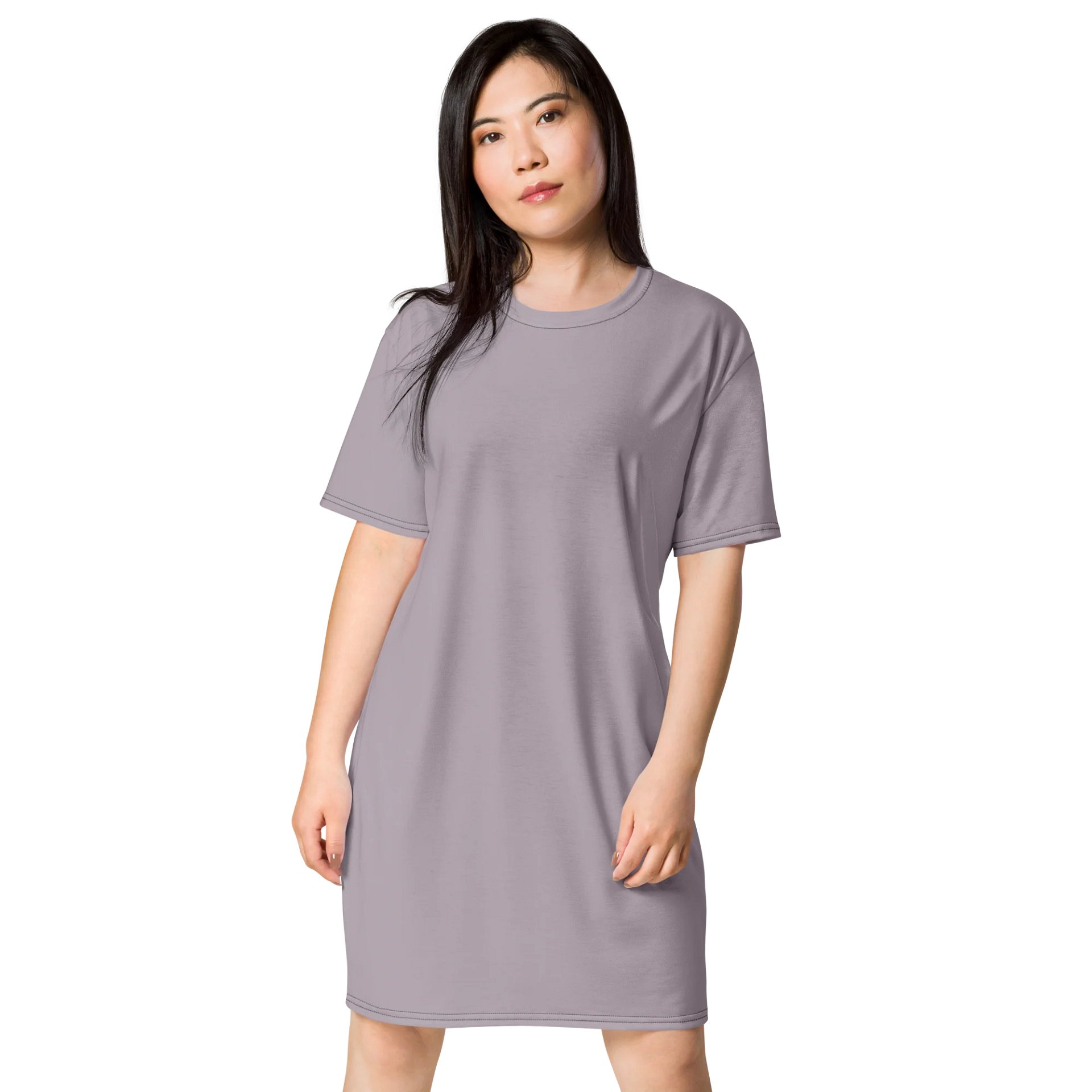 Oversized T-Shirt Dress - Graceful Lily, Sizes 2XS-6XL product image (1)