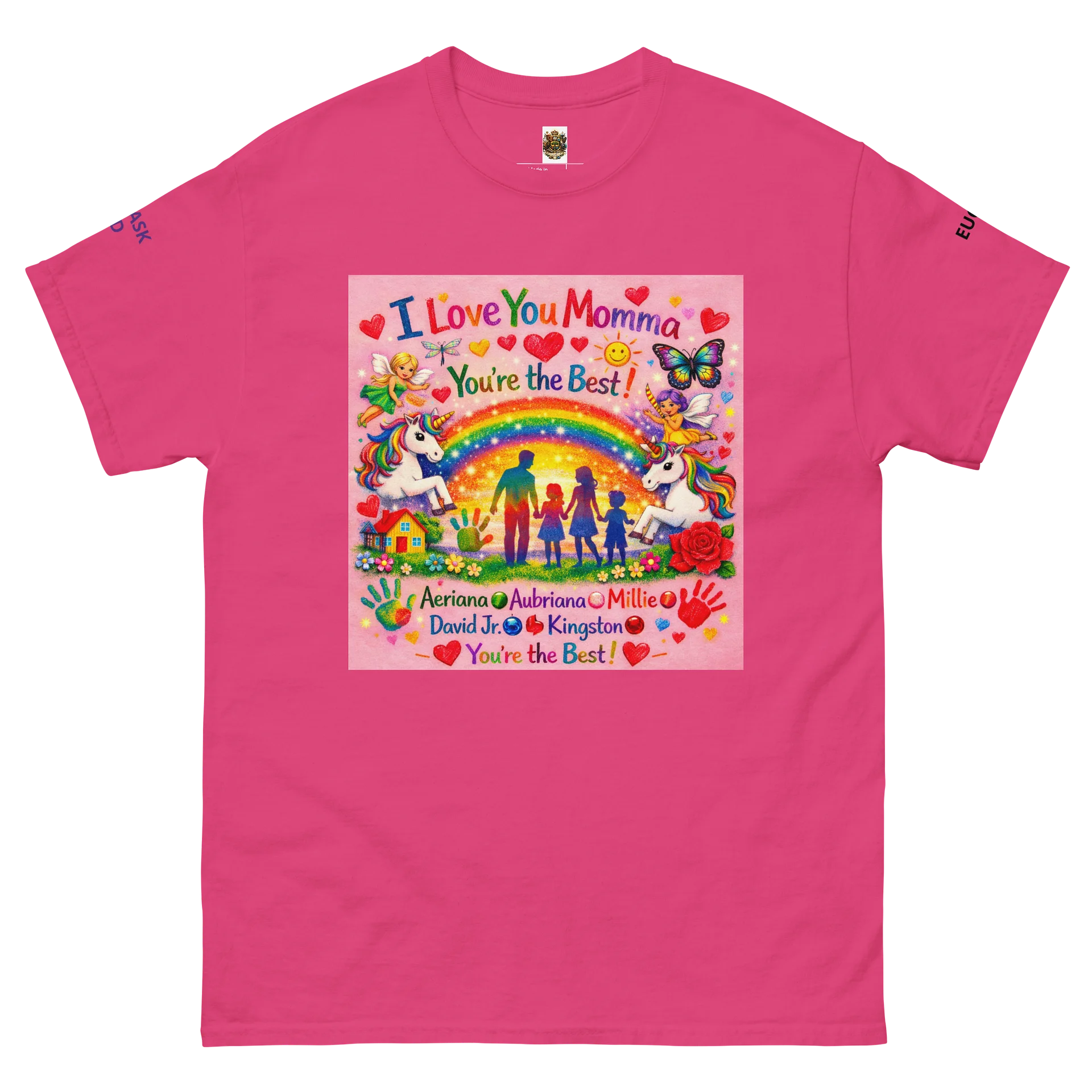 I Love You Momma — Rainbow Family Tee product image (2)