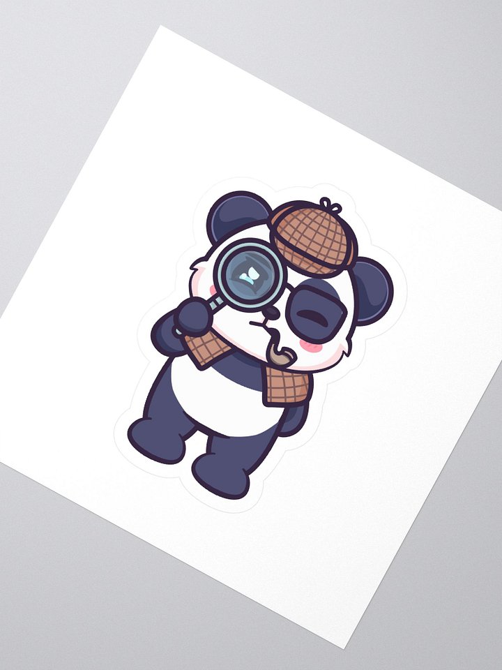 Detective Panda Sticker product image (2)