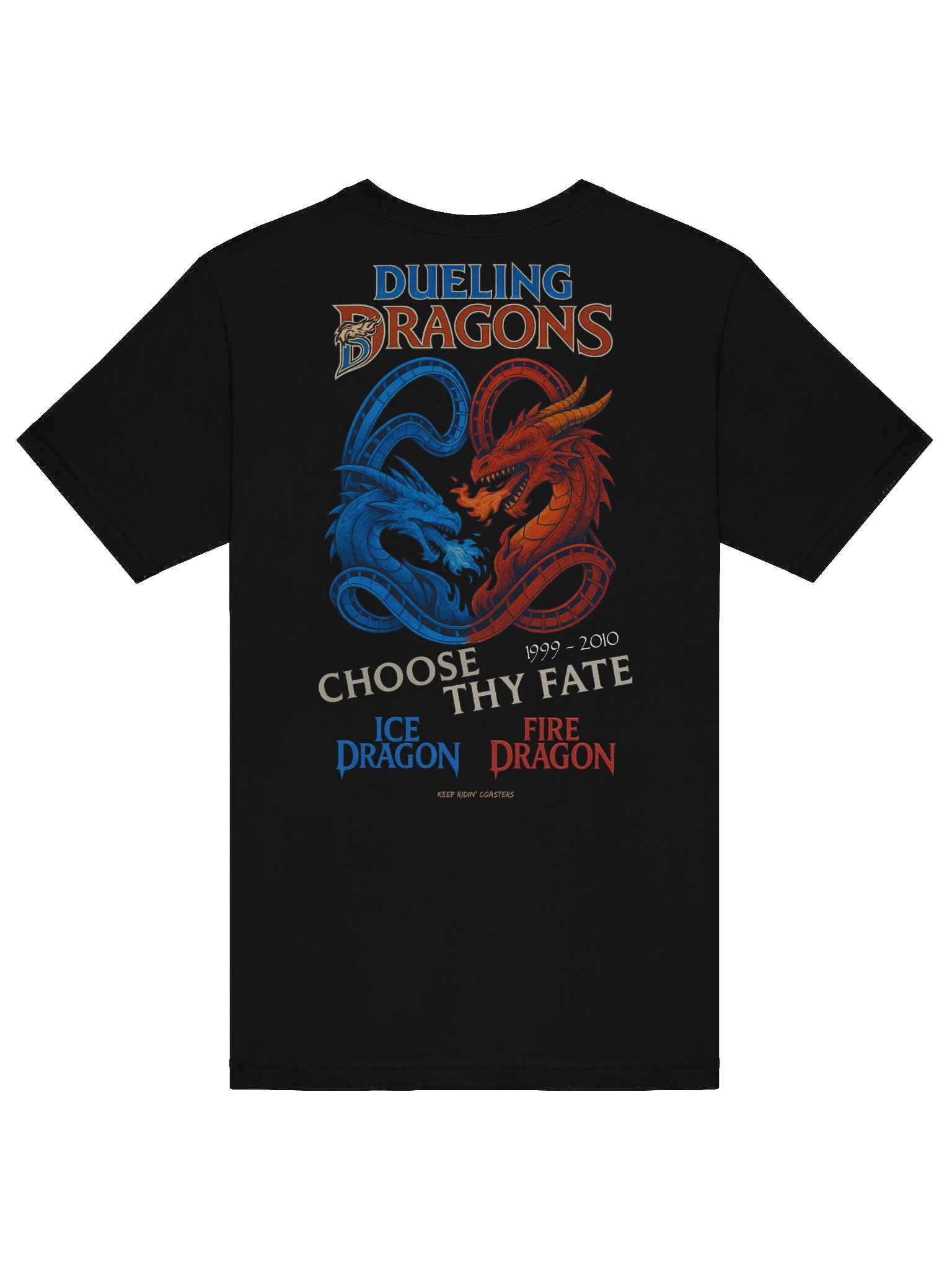 Dueling Dragons Unisex T-Shirt product image (6)