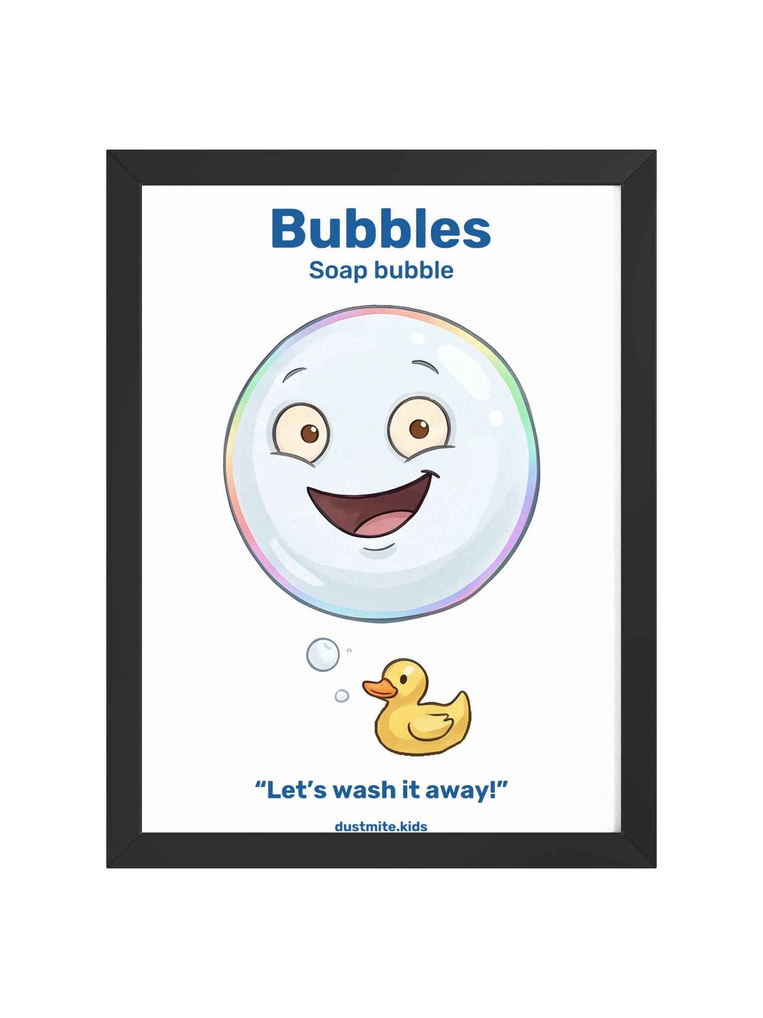 Bubbles Framed Poster product image (13)