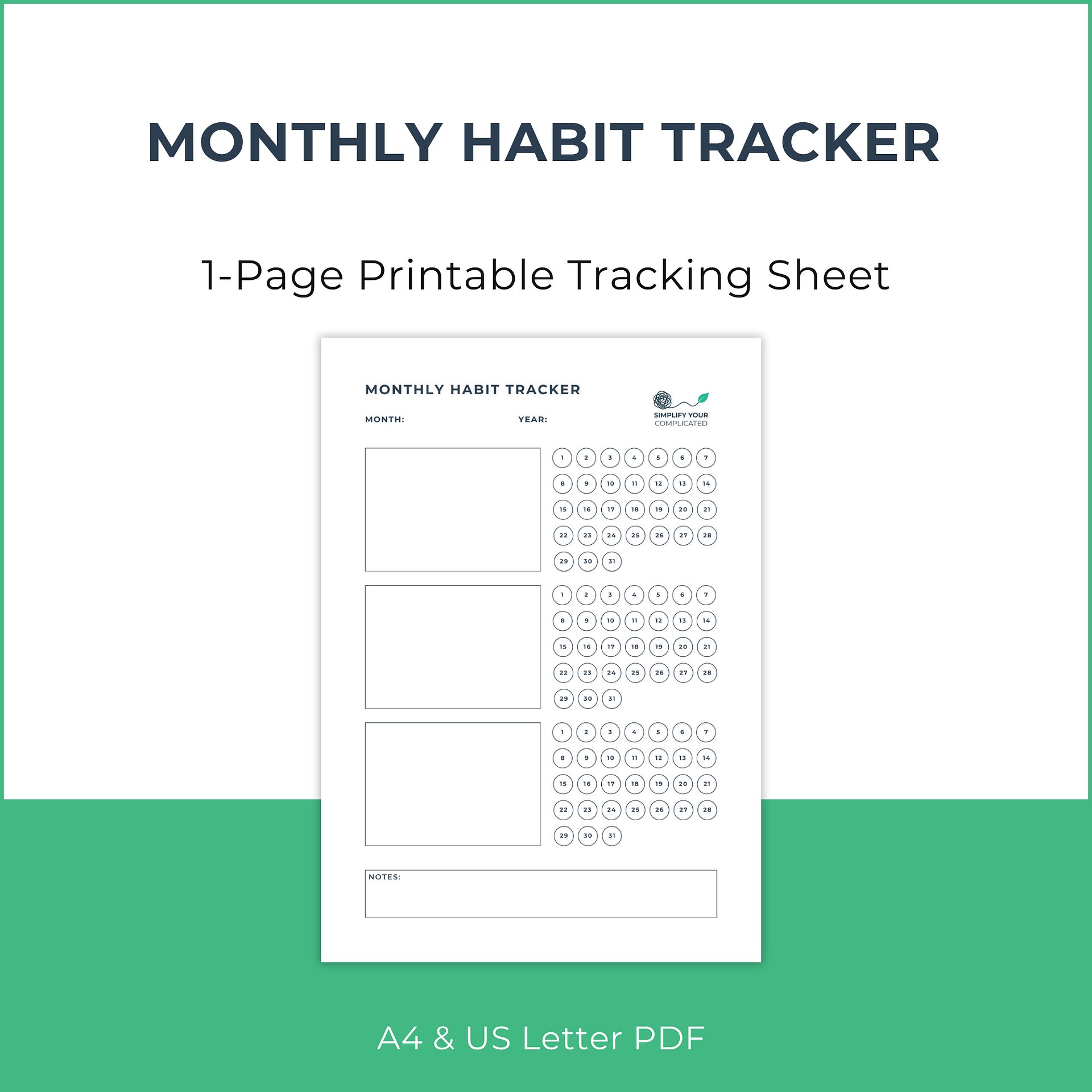 Monthly Habit Tracker product image (1)