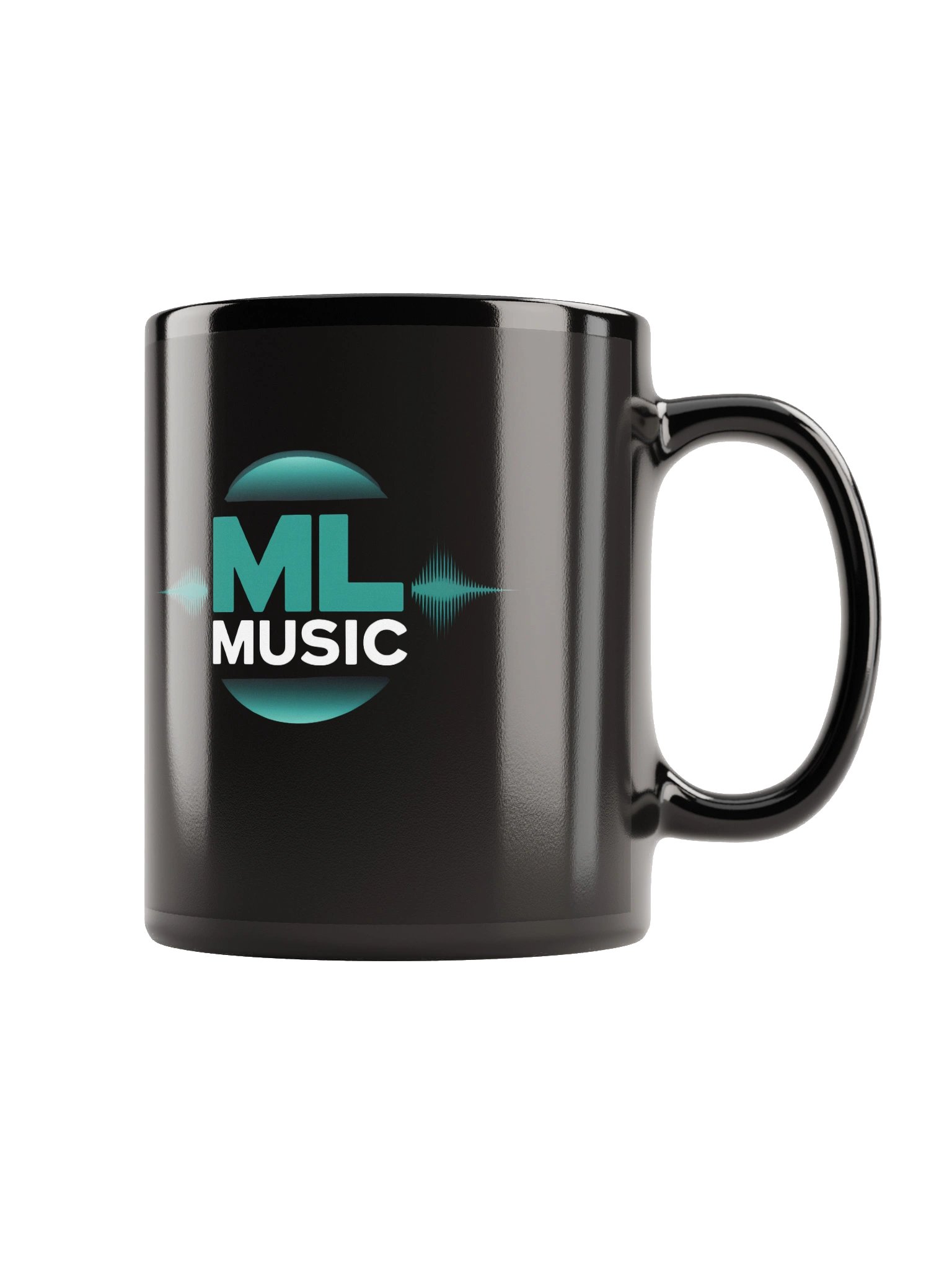 The ML Mug – The Logo Series (Black Glossy Edition) product image (1)