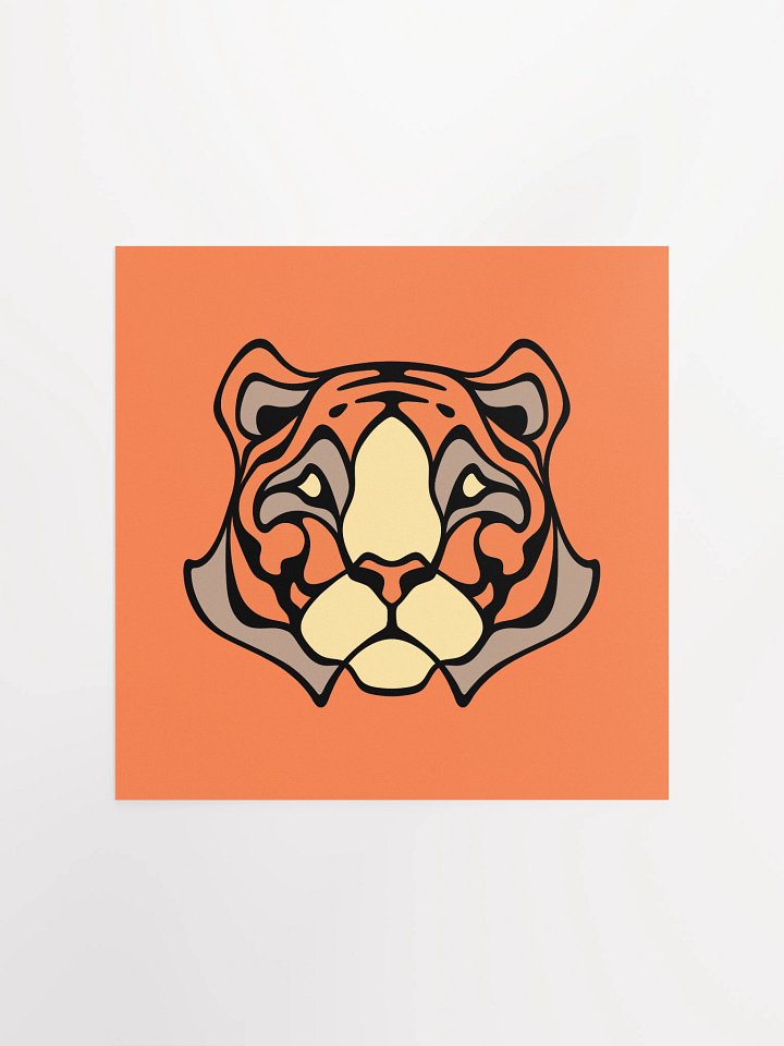 Siberian Tiger - Square Matte Paper Poster product image (1)