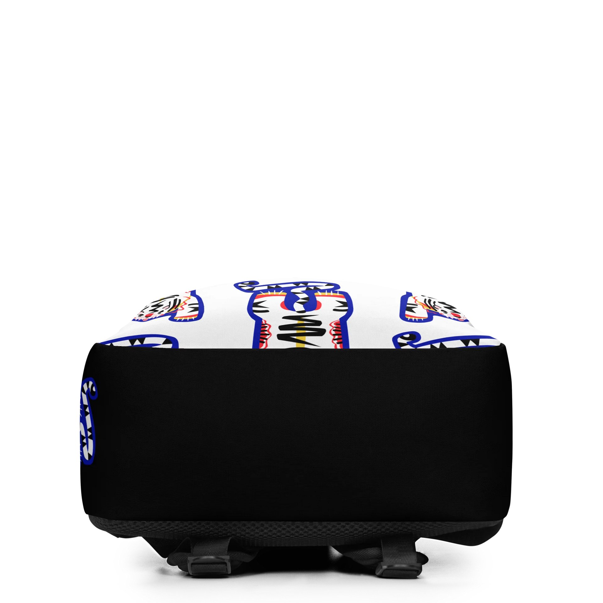 White and Blue Tiger Backpack product image (6)