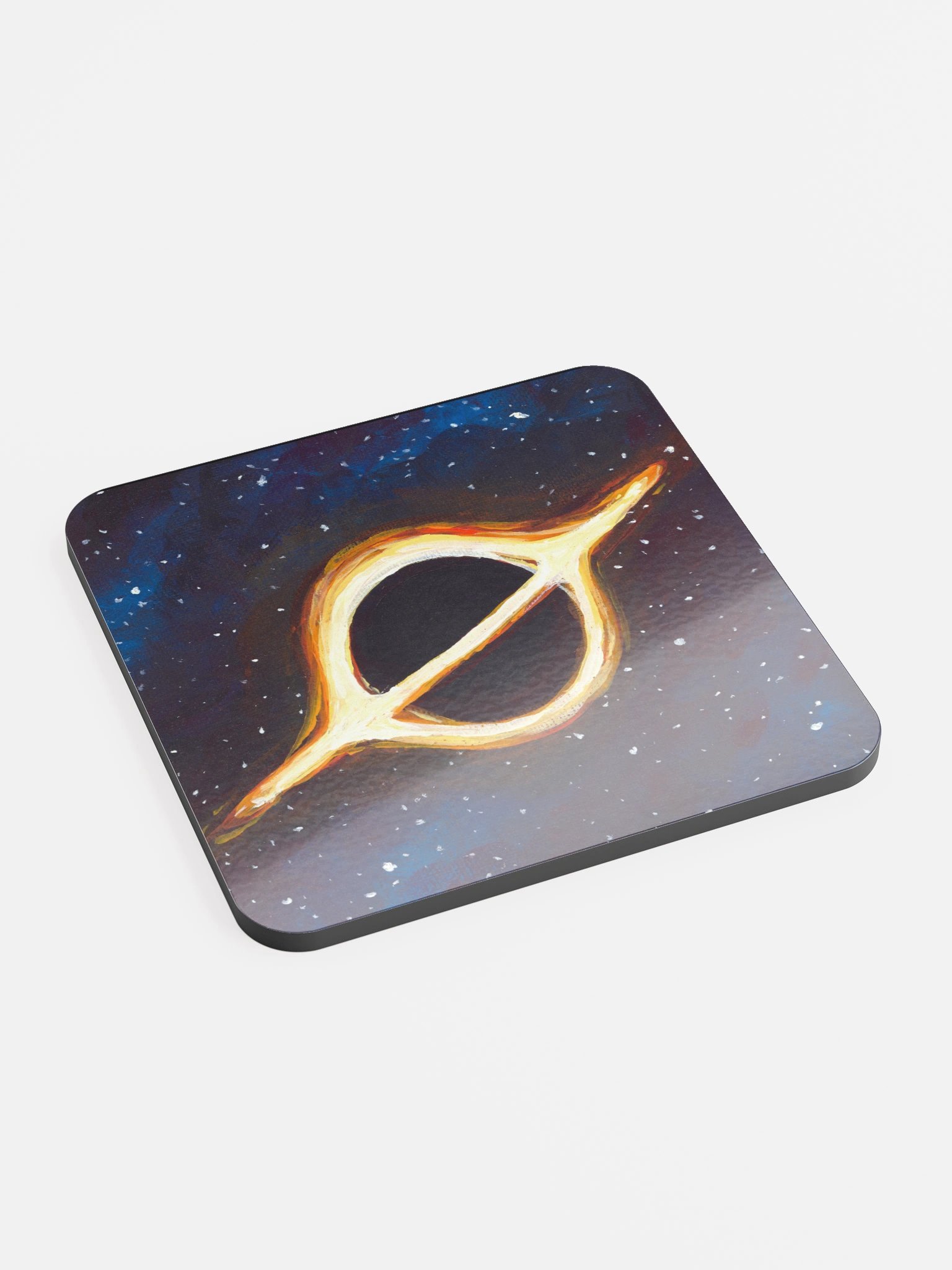 Black Hole Glossed Coaster product image (3)