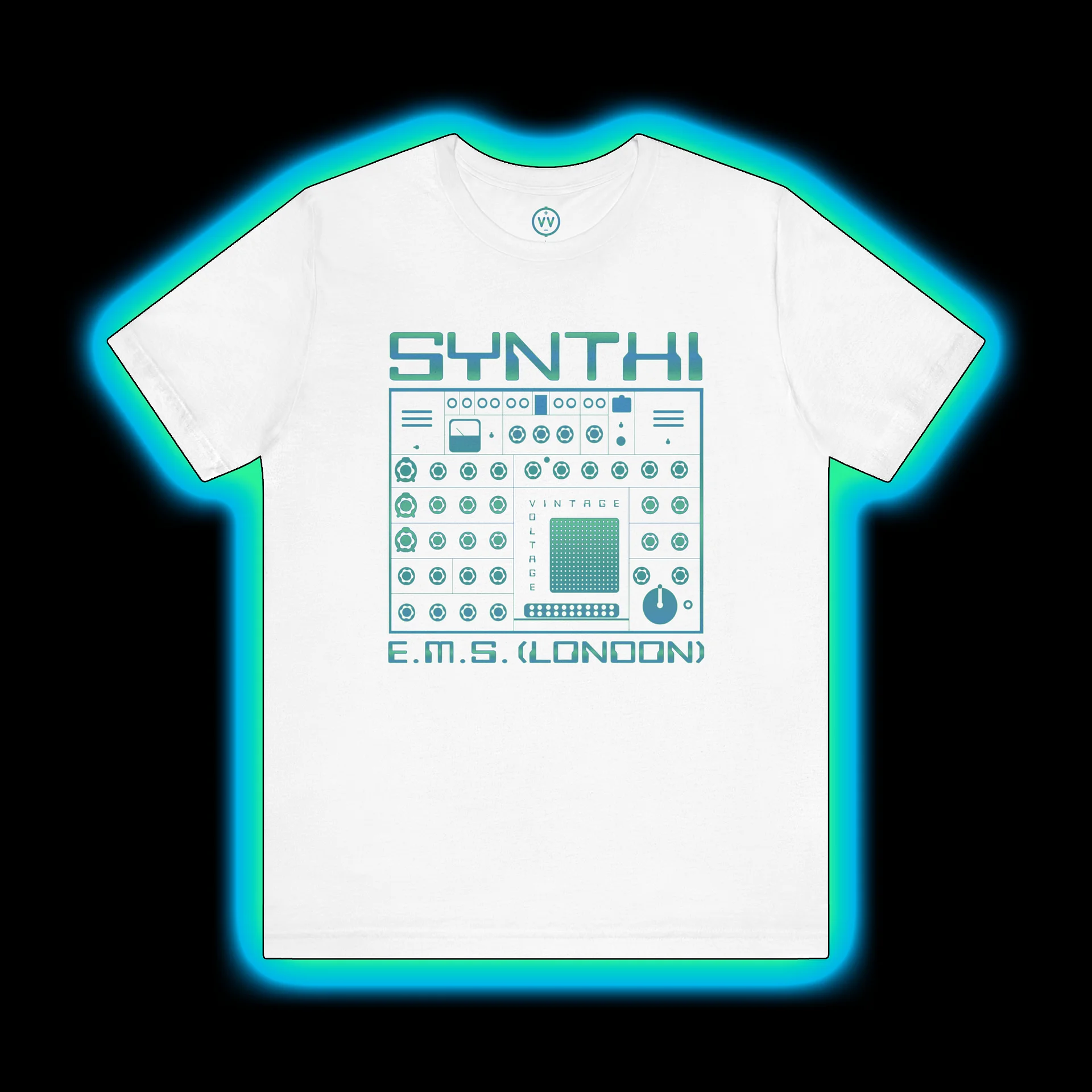 EMS Synthi T-Shirt - AKS VCS3 Electronic Music Studios (Vintage Analog Synth) product image (1)