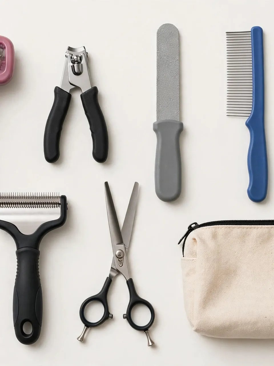 7-Piece Pet Grooming Kit — Self-Cleaning Brush, Nail Clipper & More product image (1)