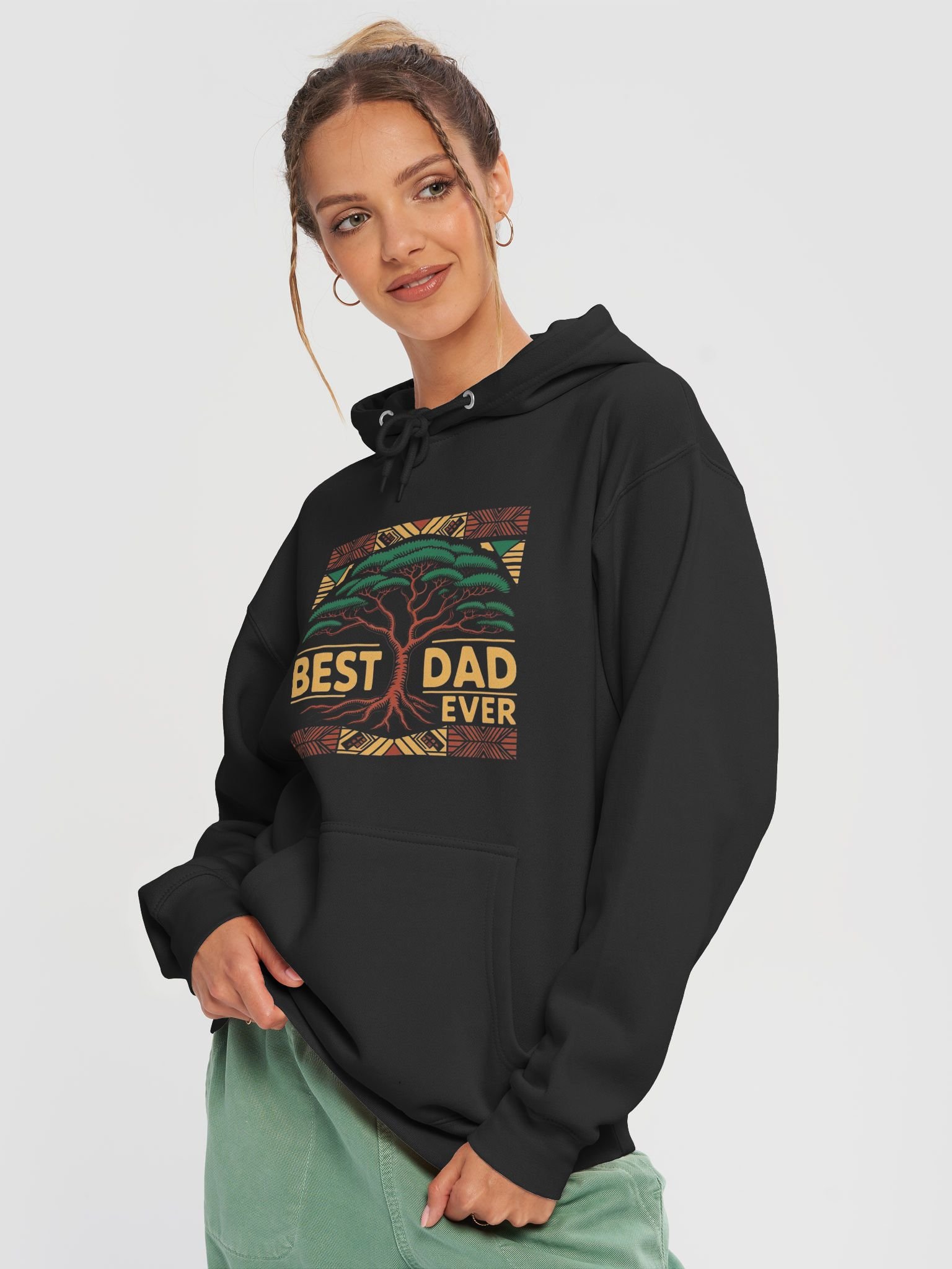 Best Dad Ever African Dad Father Papa Afrika Africa Father's Day Hoodie product image (12)