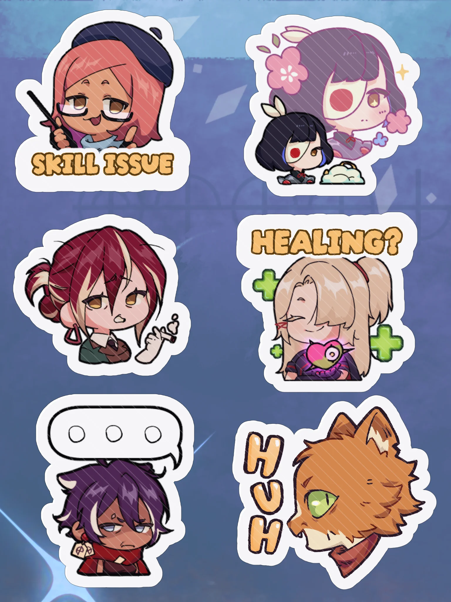 Kernel Hearts Emotes II Sticker sheet product image (3)