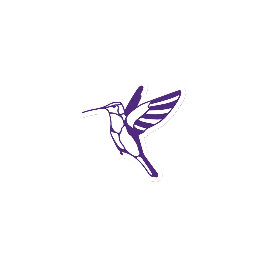 Elegant Hummingbird Die-Cut Magnet product image (2)
