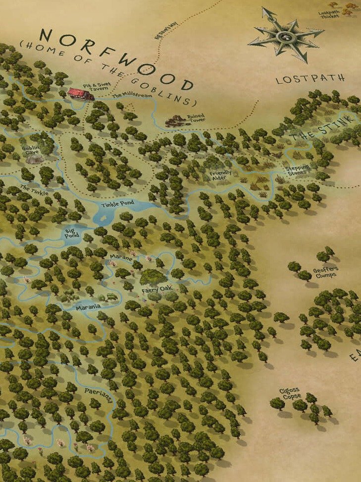 Map of the Creepy Crawly Woods product image (2)