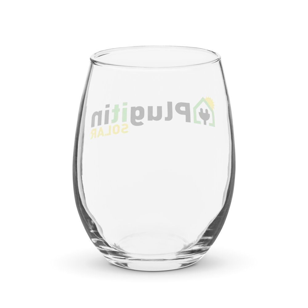 Plug It In Solar High-Quality Stemless Wine Glass product image (2)