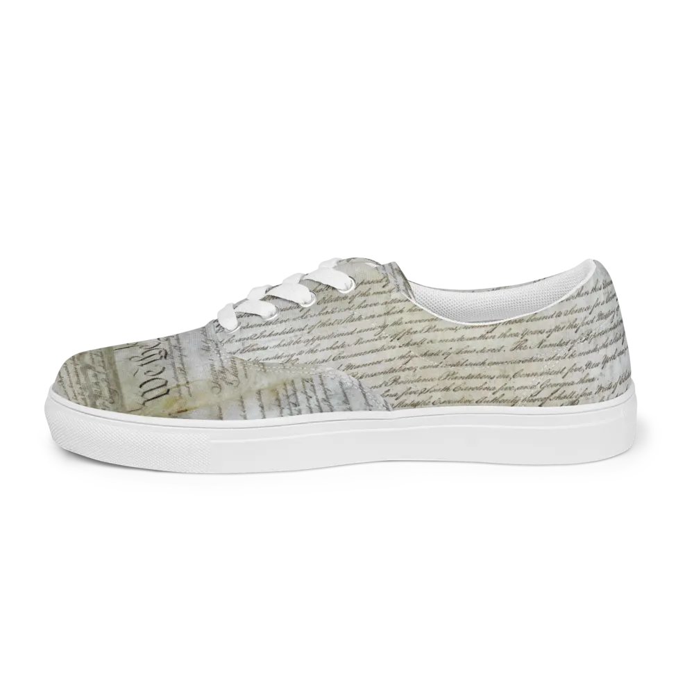 "Composition" Womens Canvas Shoes product image (8)