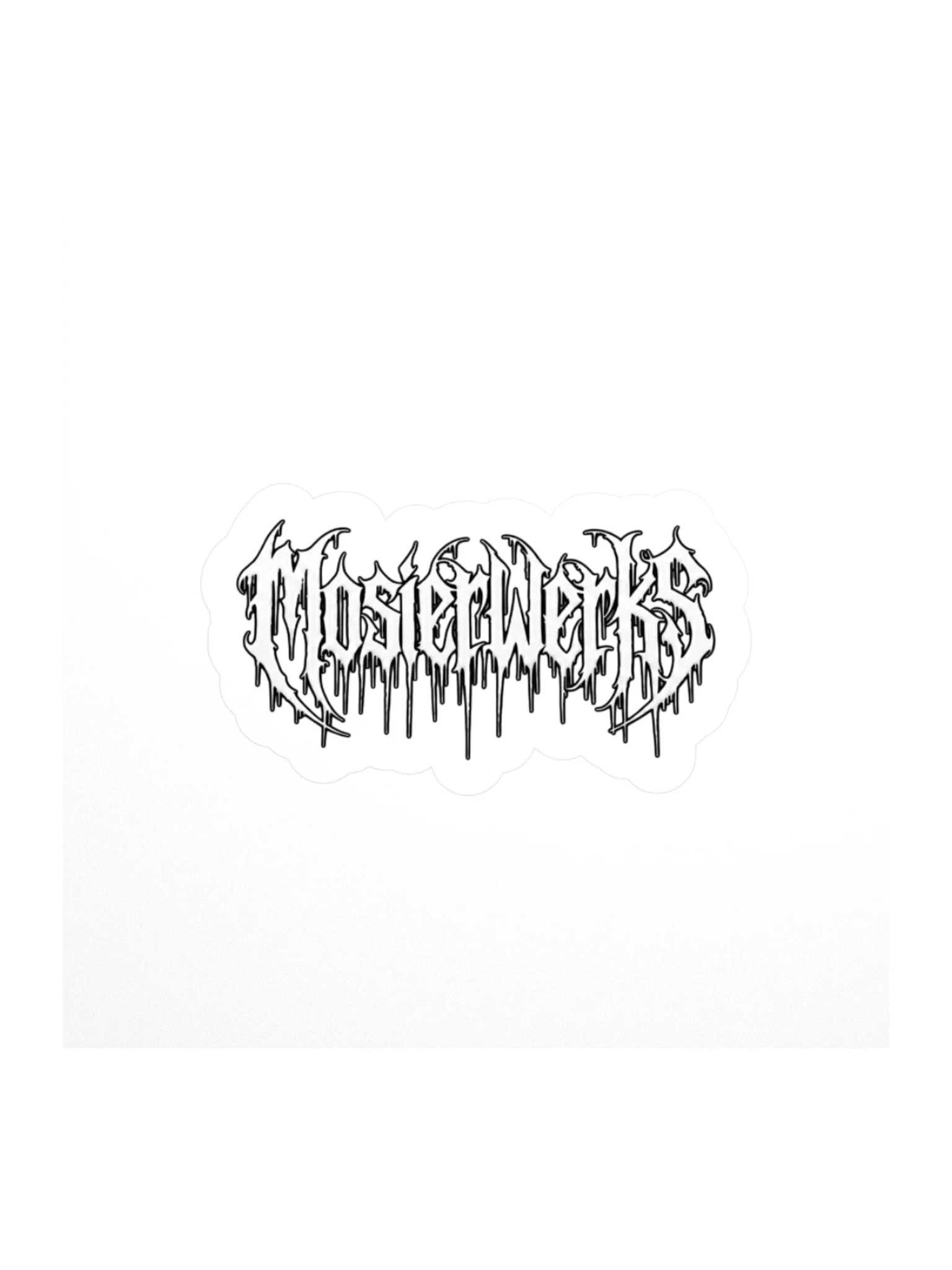 Sticker Gothic White product image (2)