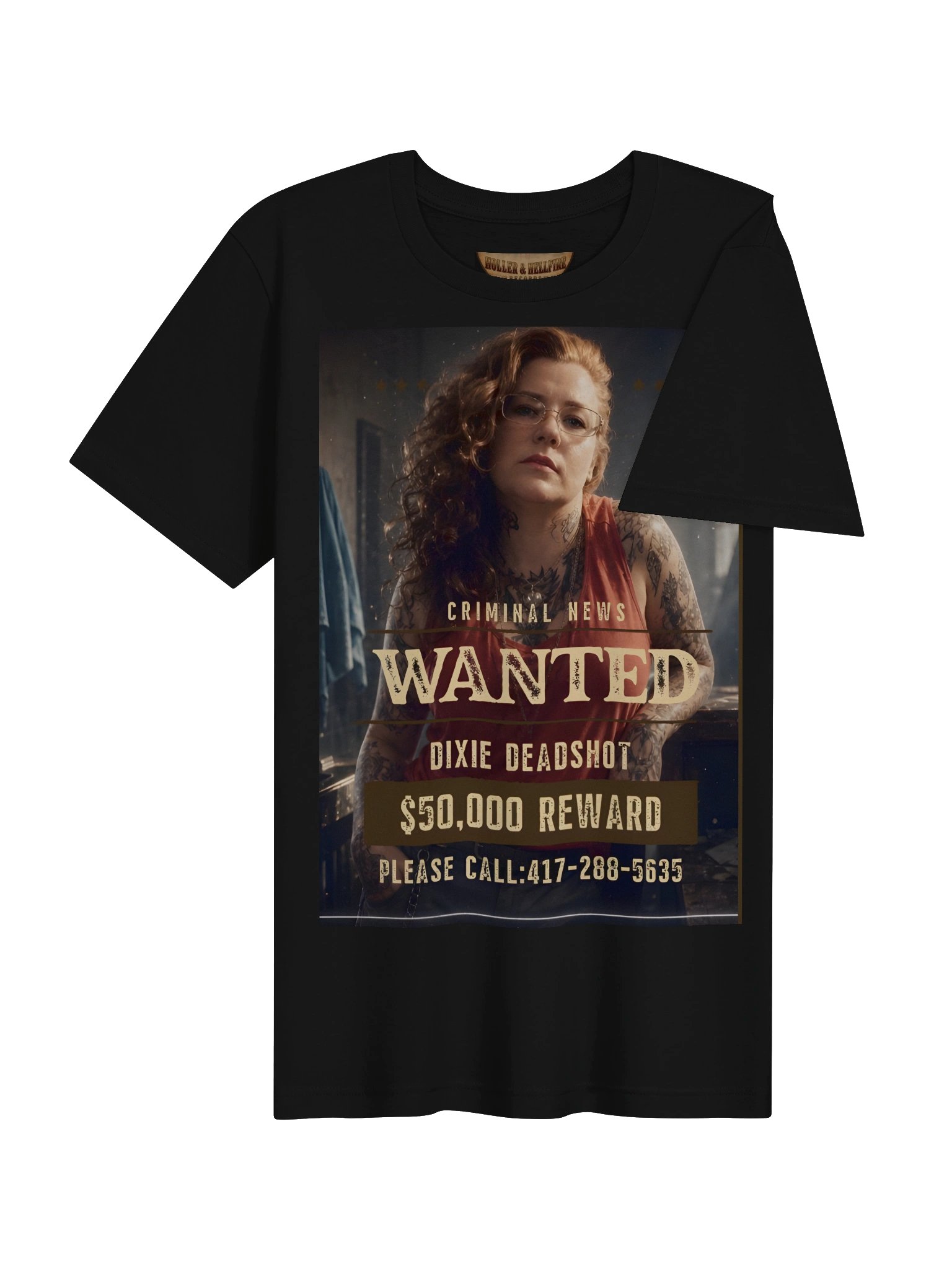 Dixie Deadshot Wanted Poster Tee product image (4)