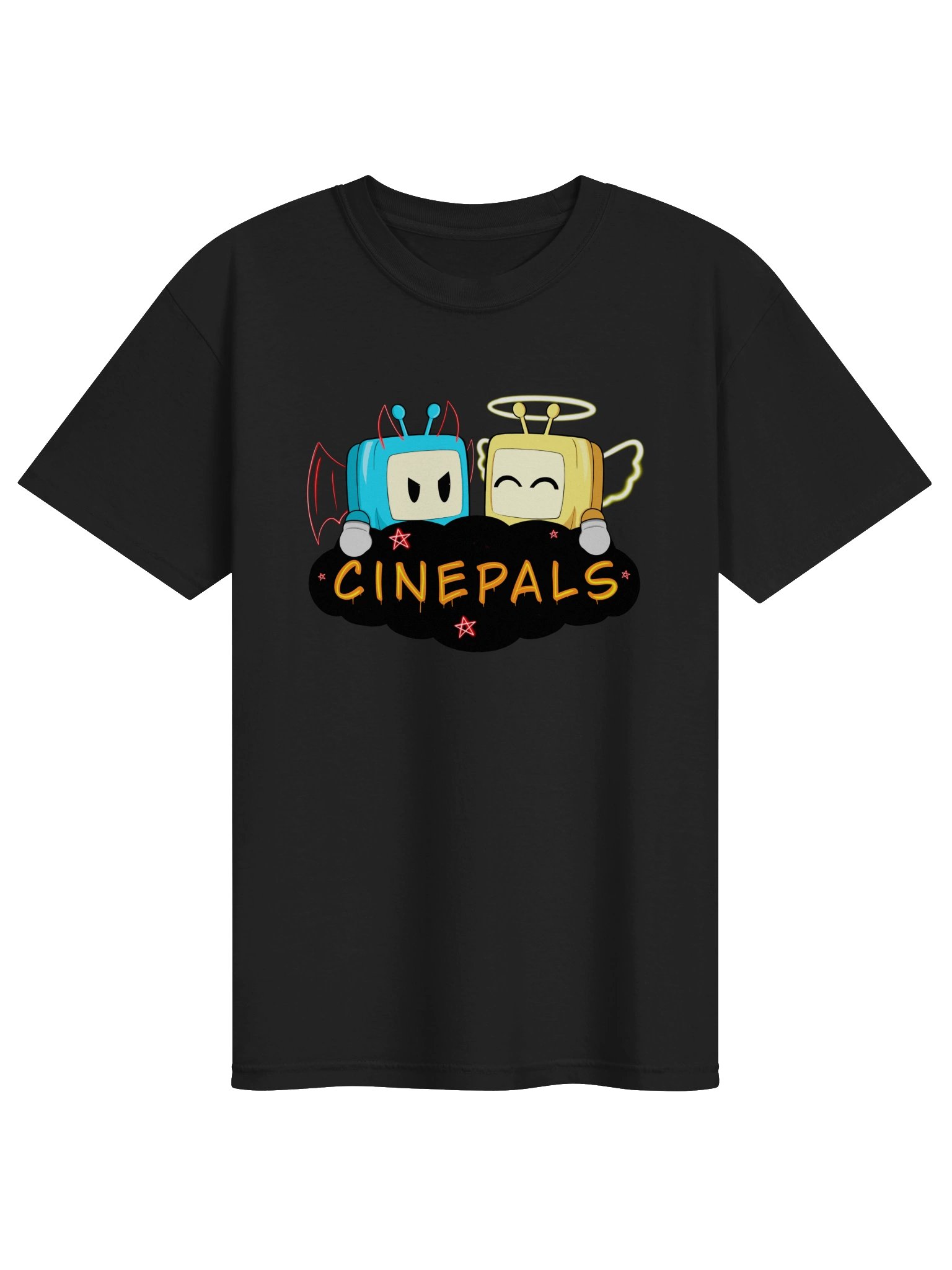 CINEPALS Angel & Devil Graphic Tee product image (1)