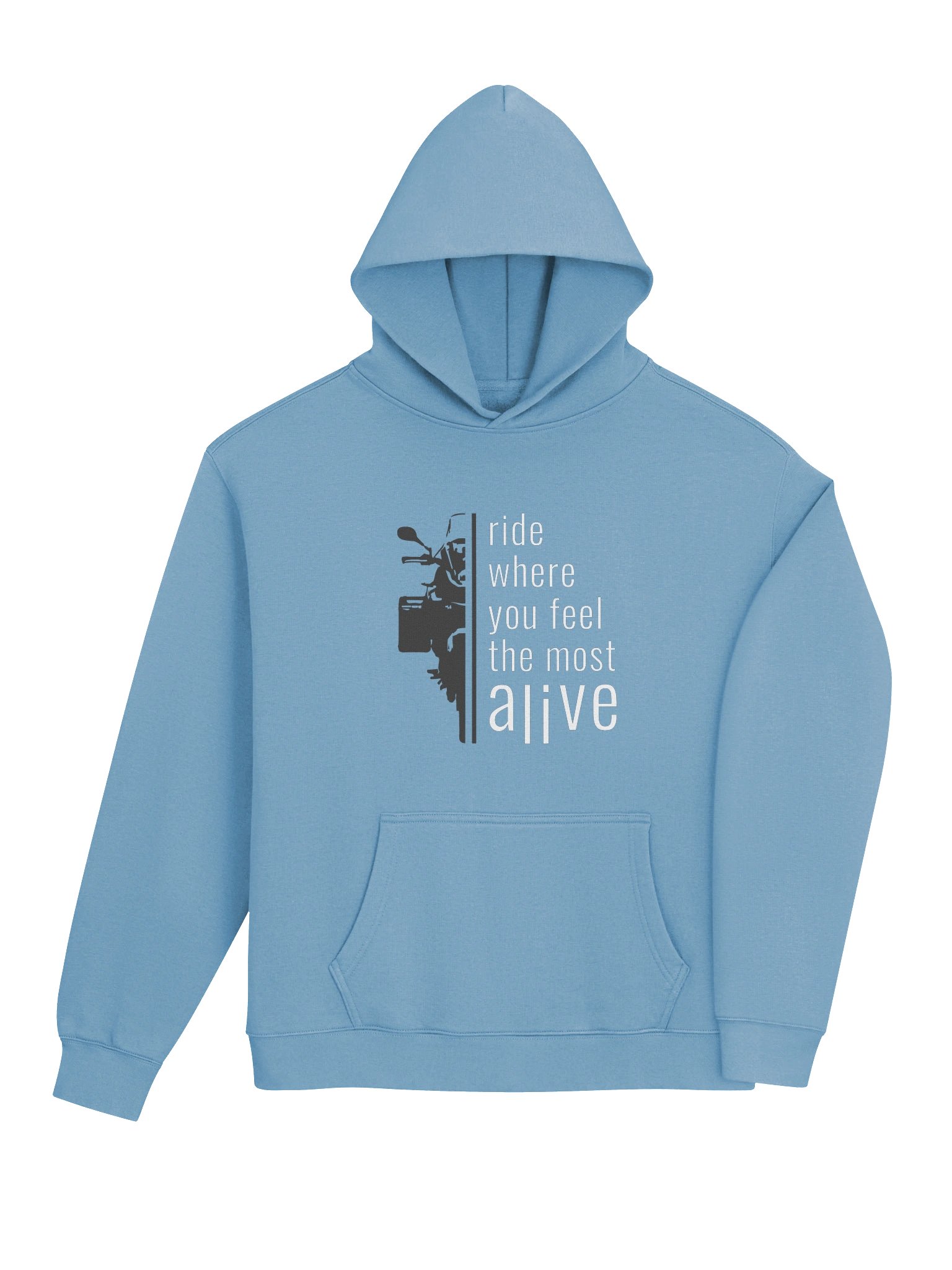 MEN’S Hoodie | Ride where you feel the most Alive product image (3)