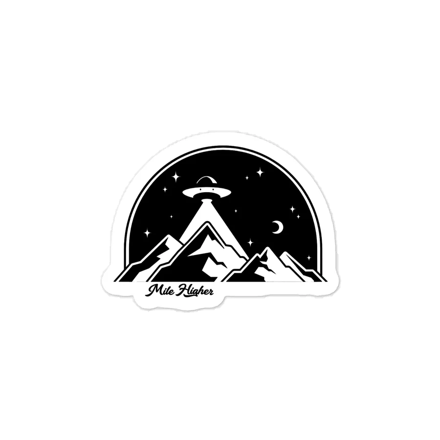 Space Mountain Vinyl Sticker product image (1)