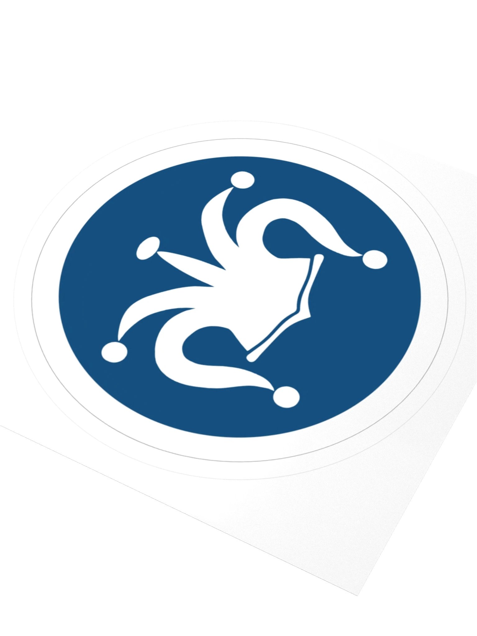 Crest White Logo Sticker product image (3)