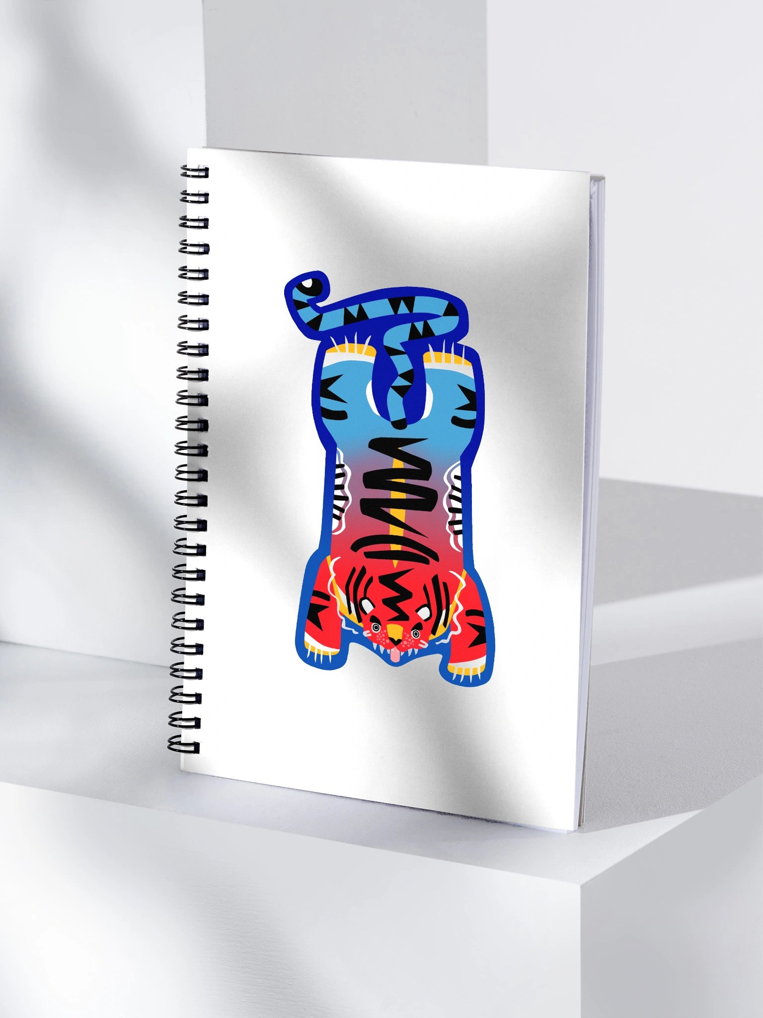 Blue and Red Tiger Notebook product image (4)