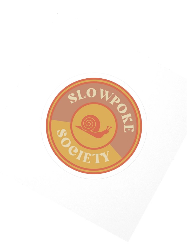 Slowpoke Society 4x4 Vinyl Sticker product image (2)