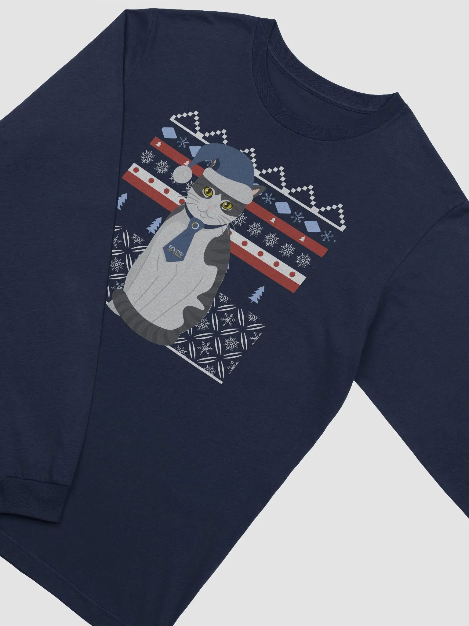 Encore Cat Holiday Long Sleeve T-Shirt product image (3)