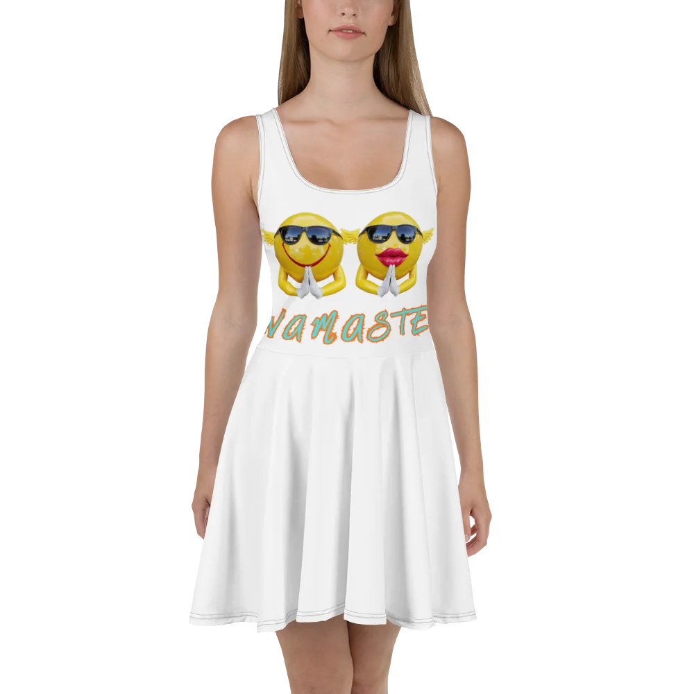 Namaste Smiley Duo Skater Dress product image (1)