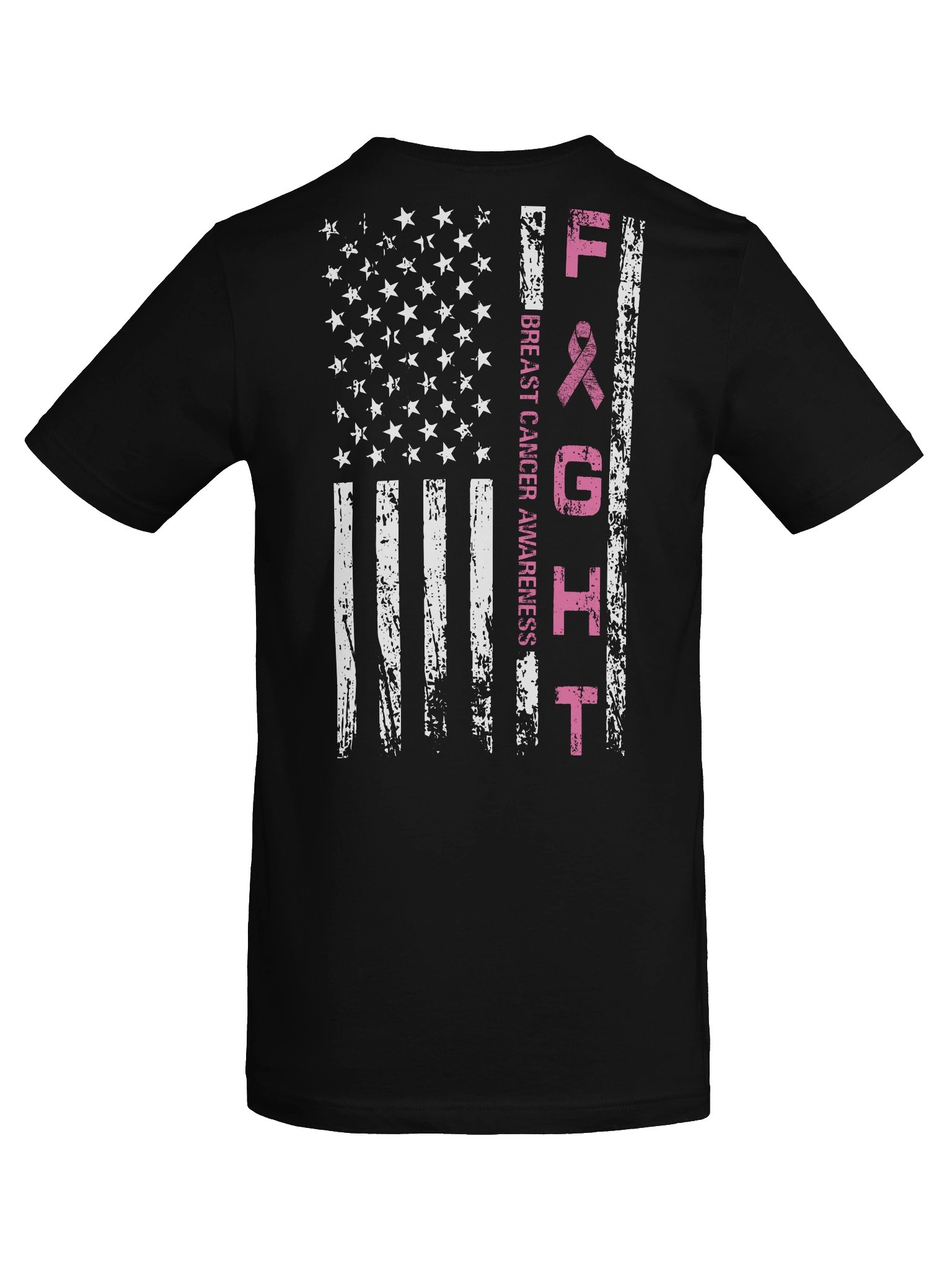 Breast cancer flag tee product image (12)