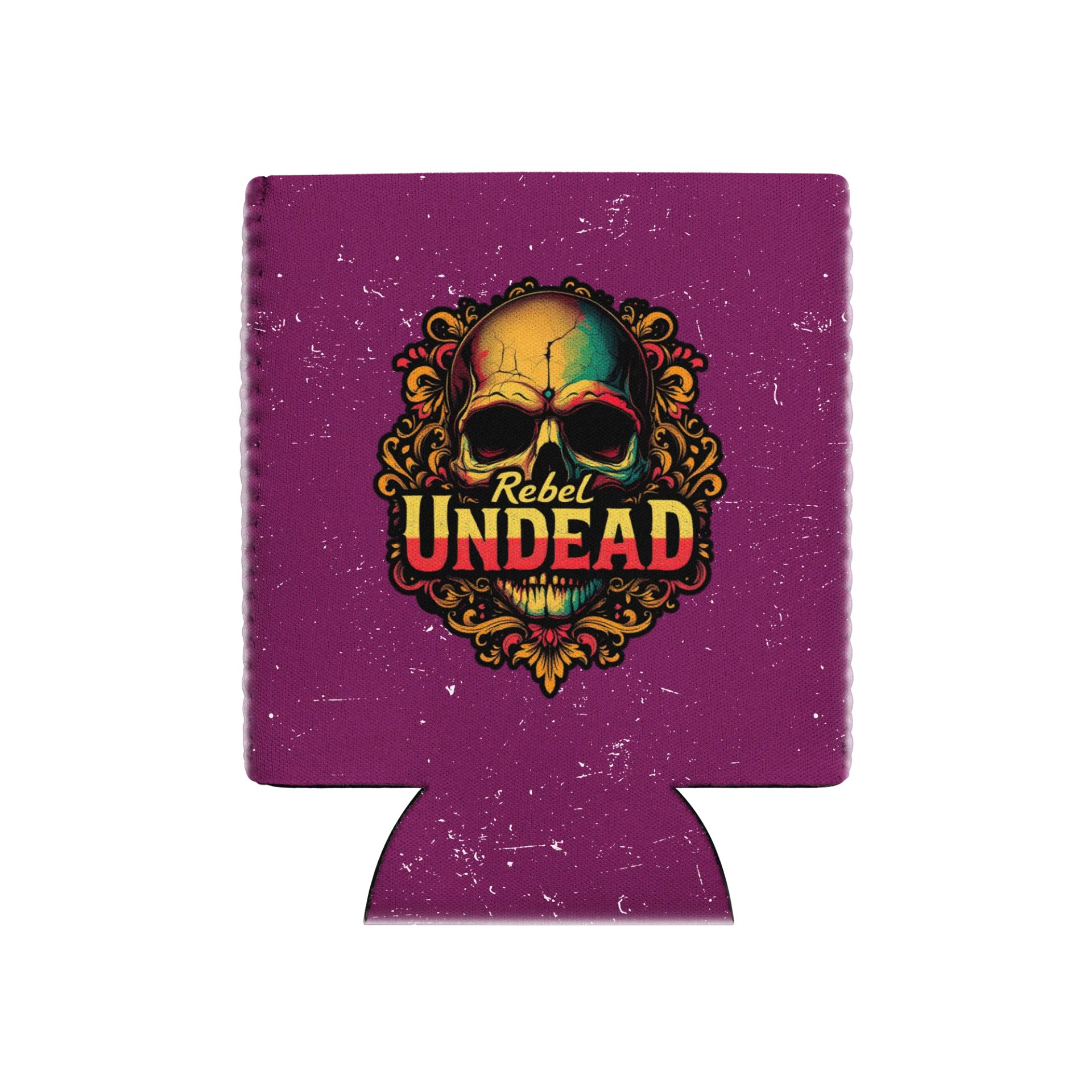 Rebel Undead Skull Can Cooler product image (1)
