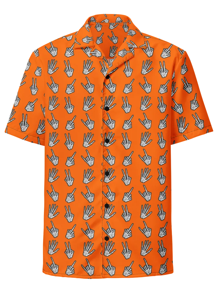 Bone Zone pattern button down shirt product image (1)