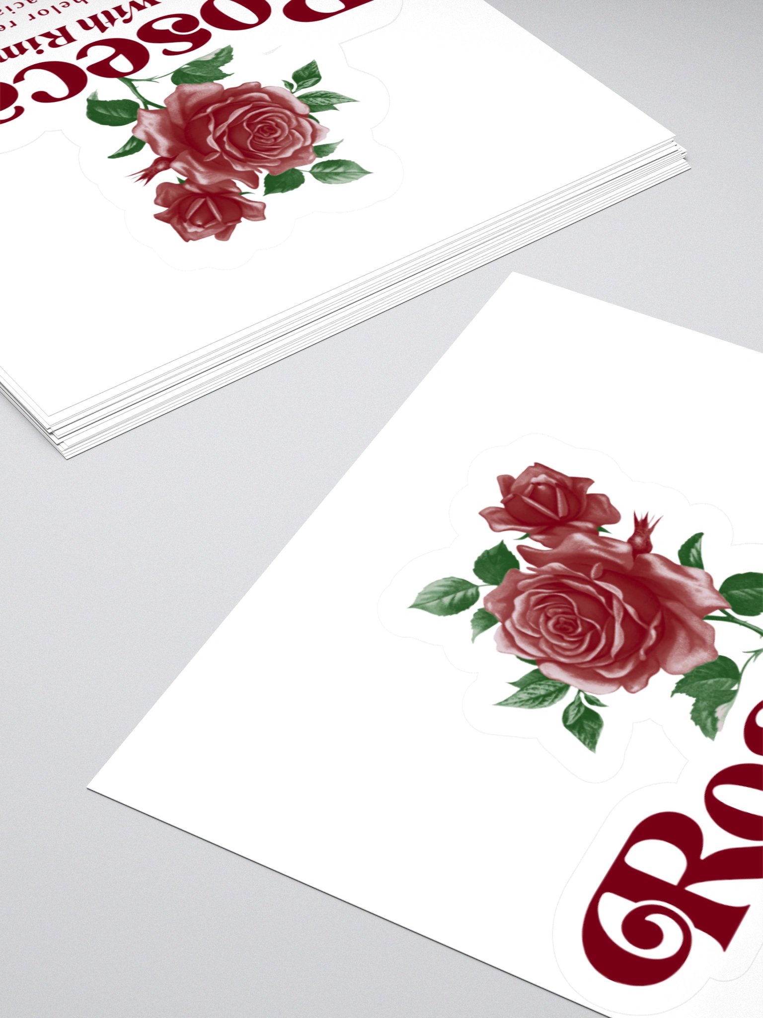Retro Rose Sticker product image (11)