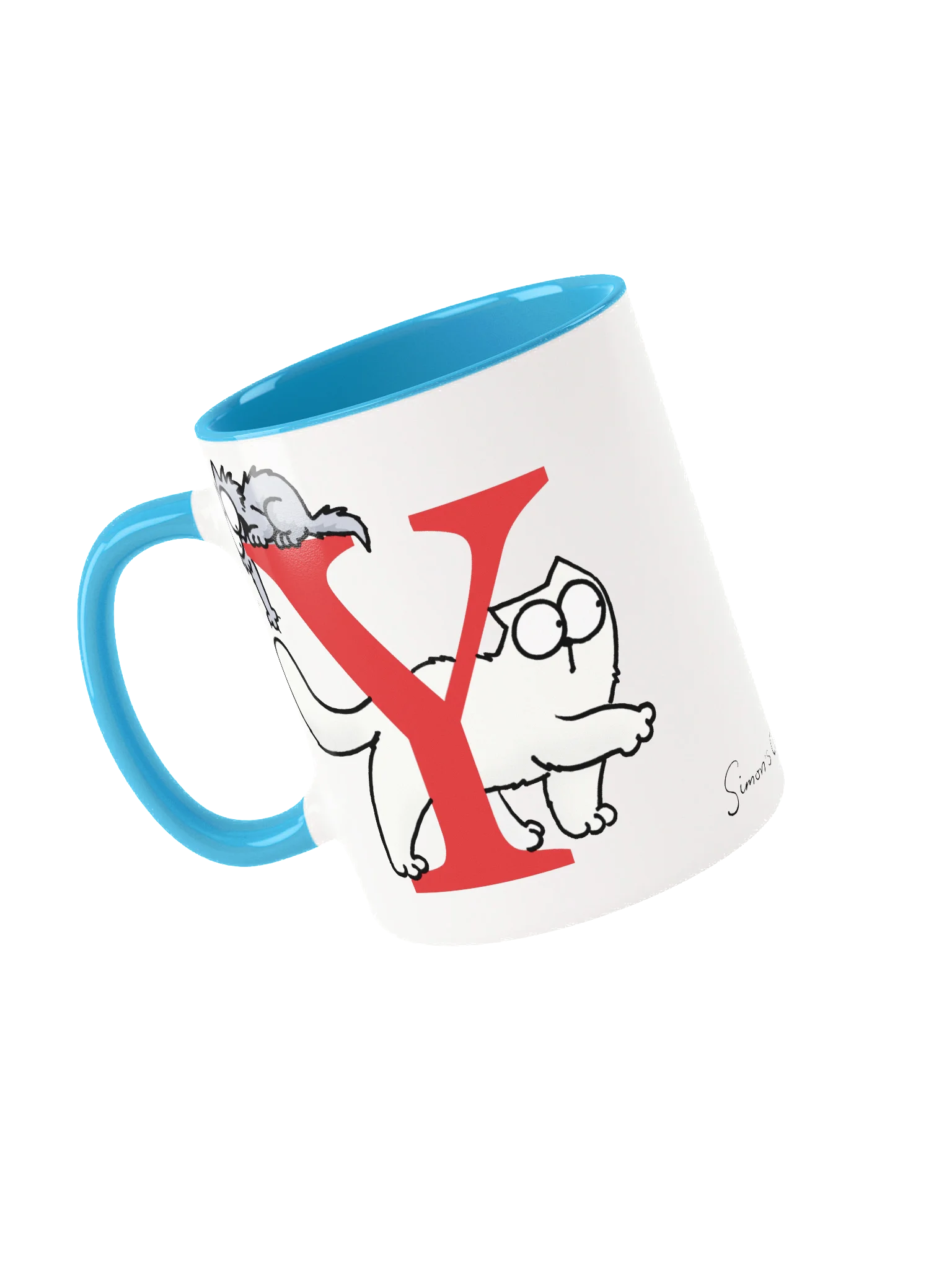 Cat Monogram Mug - Y product image (3)