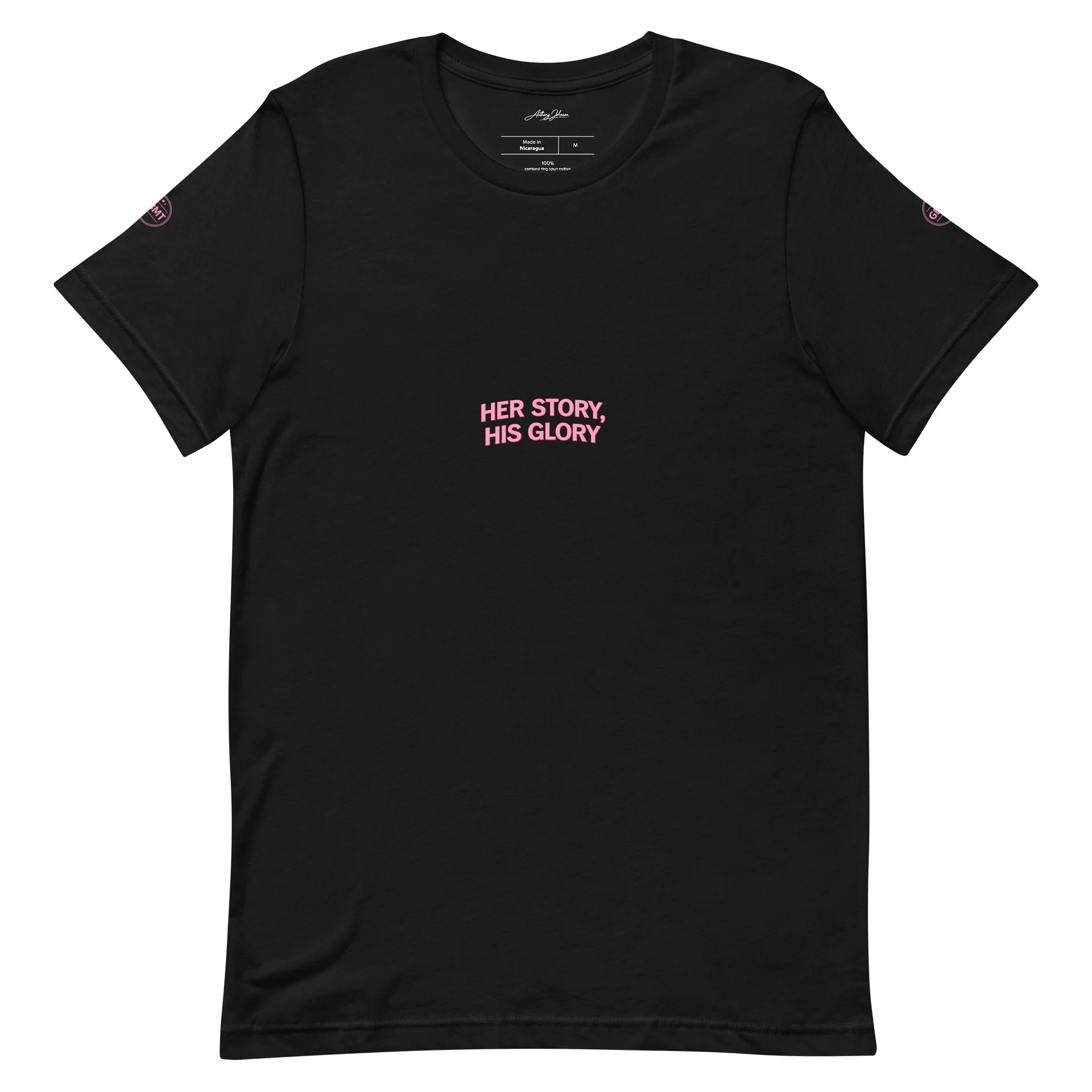 HER STORY, HIS GLORY T-Shirt – Faith-Based Minimal Tee | GBMT Collection by Anthony Johnson Sr product image (2)
