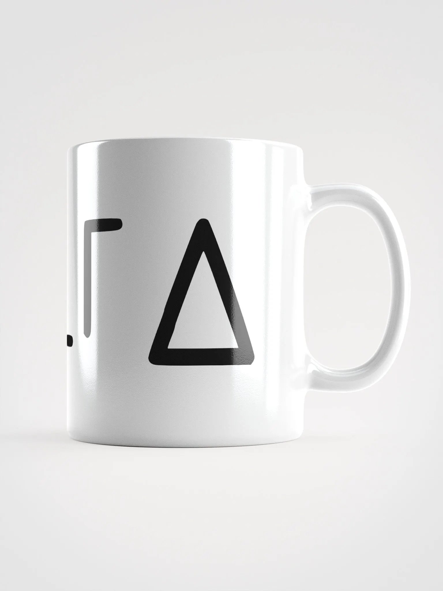 DELTA Mug Text Blk/Wht product image (3)