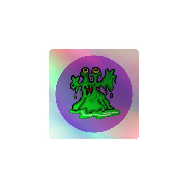Gooey Slime Creature Holographic Sticker Sheet product image (1)