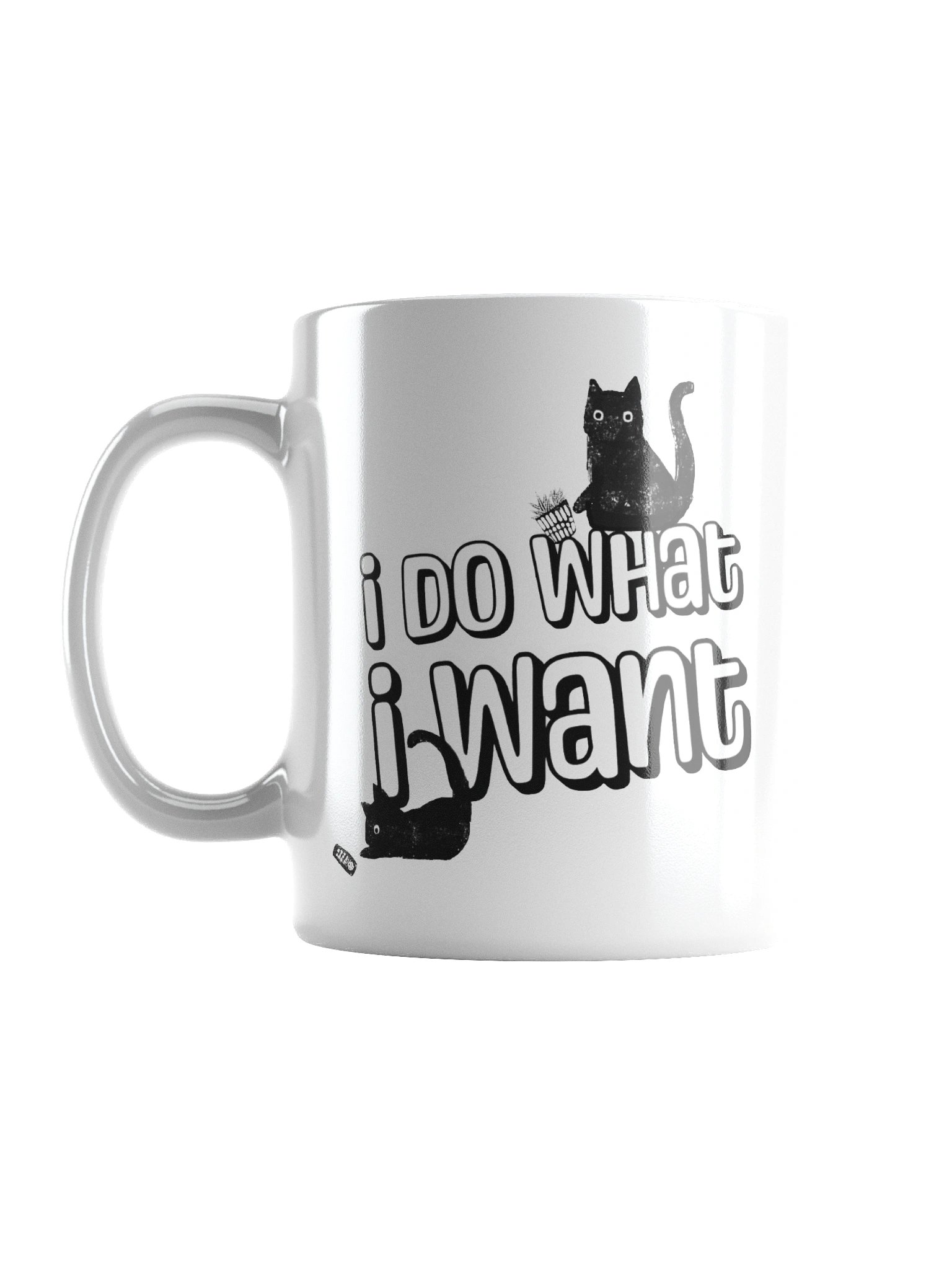 “I Do What I Want” Cat Mug product image (2)