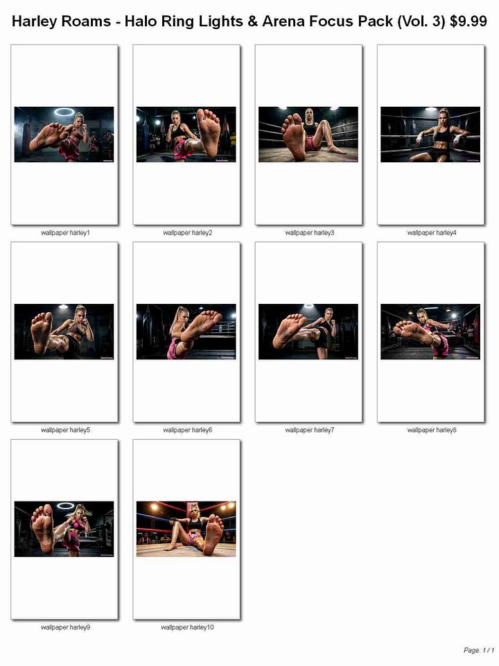 Harley Roams - Halo Ring Lights & Arena Focus Widescreen Wallpaper Pack (Vol. 3) product image (1)